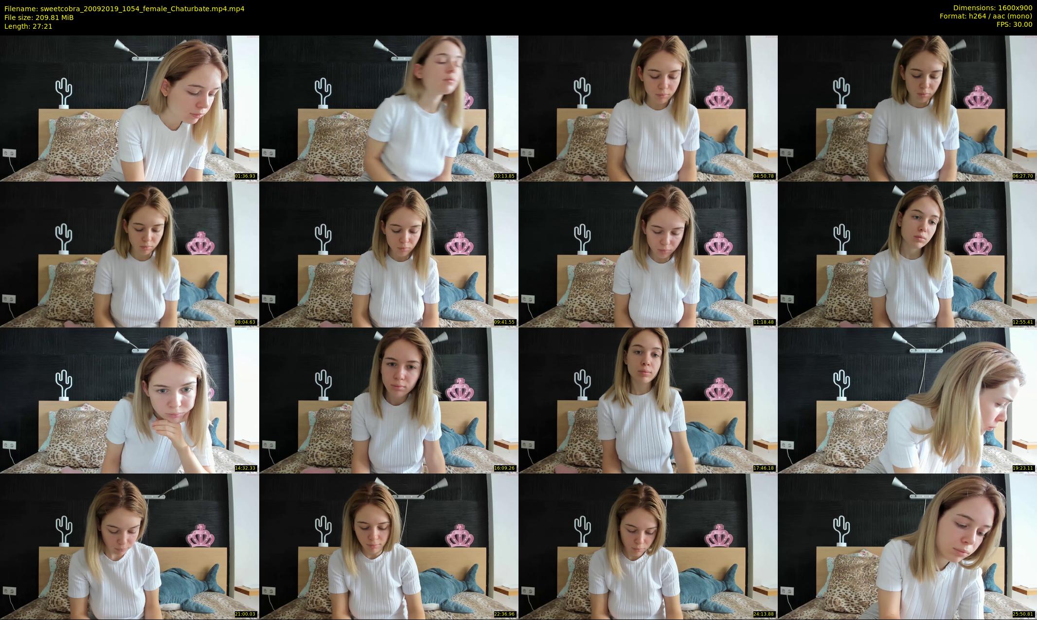 sweetcobra — 28 minute Chaturbate female cam show recording, 720p, Sep 20, 2019
