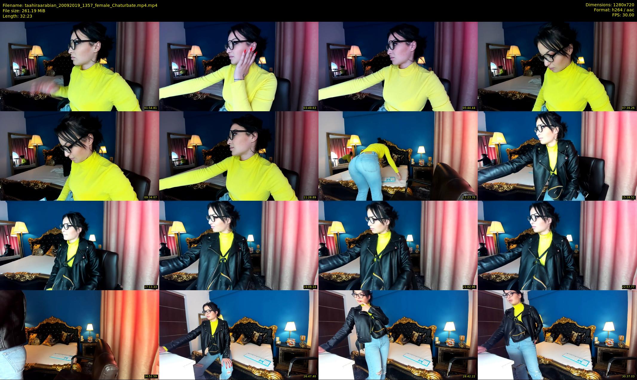 taahiraarabian — 33 minute Chaturbate female cam show recording, 720p, Sep 20, 2019