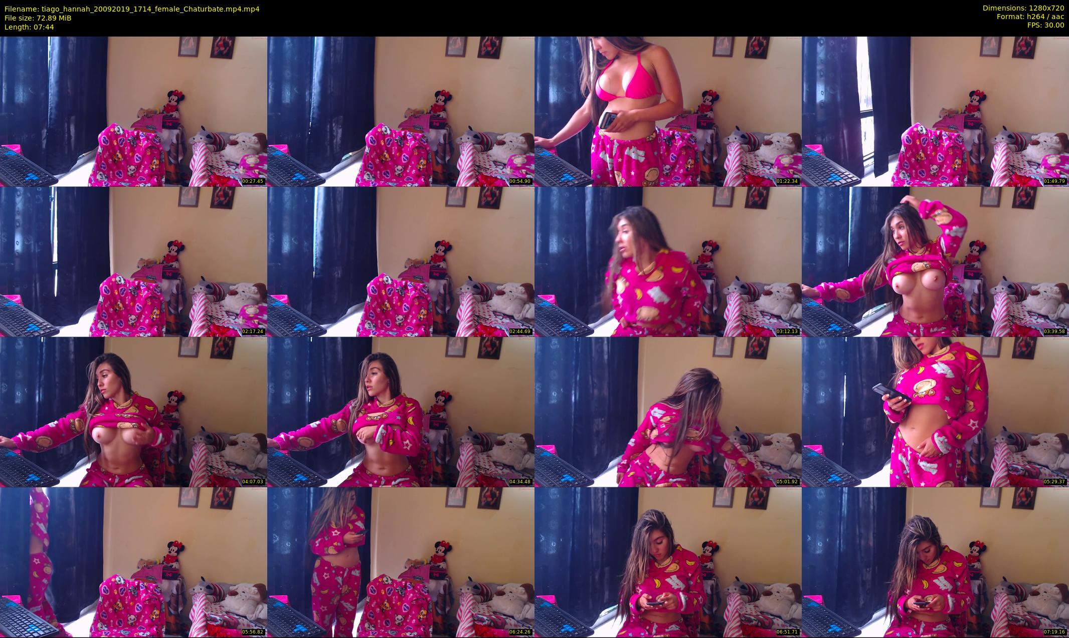 tiago_hannah — 8 minute Chaturbate couple cam show recording, 720p, Sep 20, 2019
