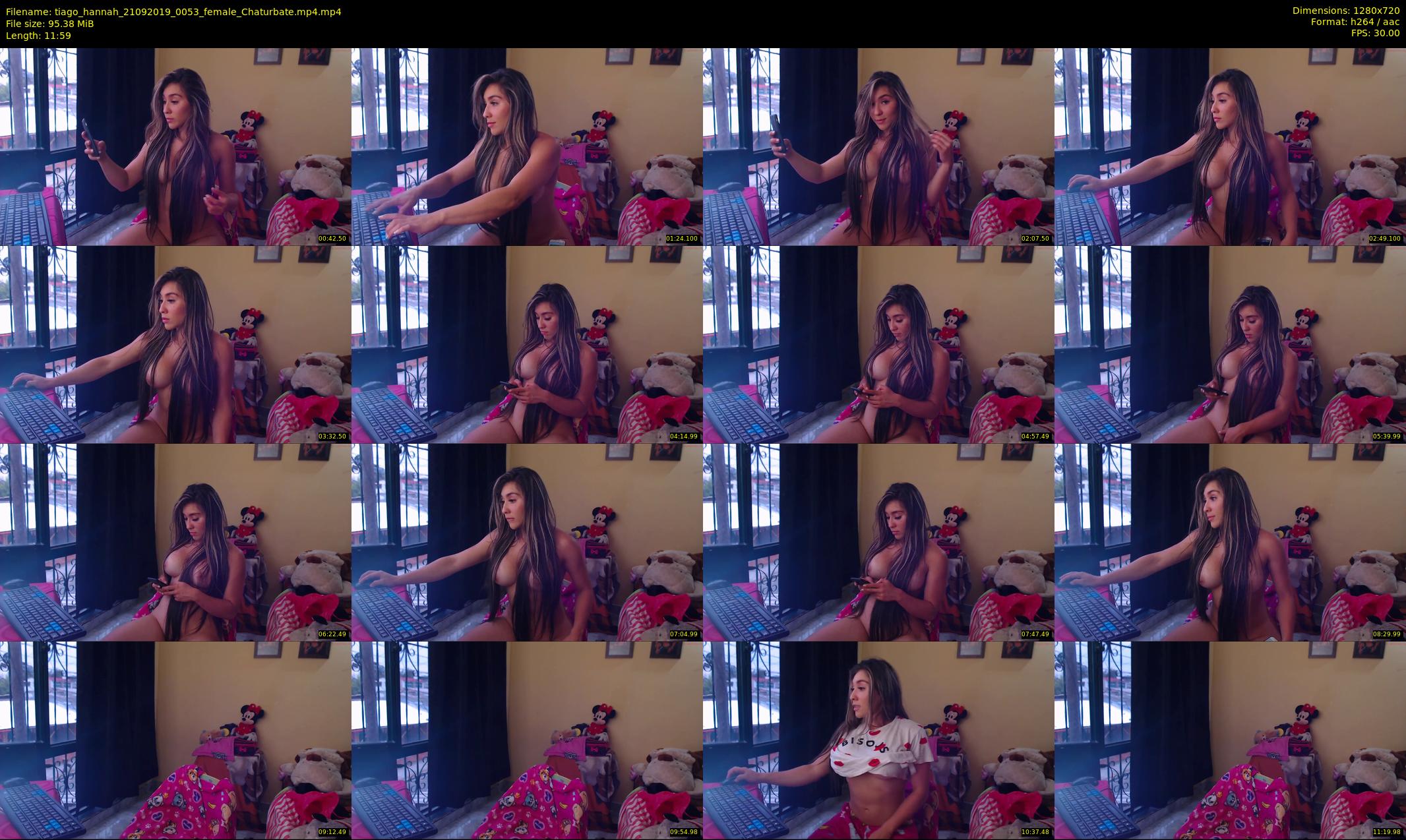 tiago_hannah — 12 minute Chaturbate couple cam show recording, 720p, Sep 21, 2019