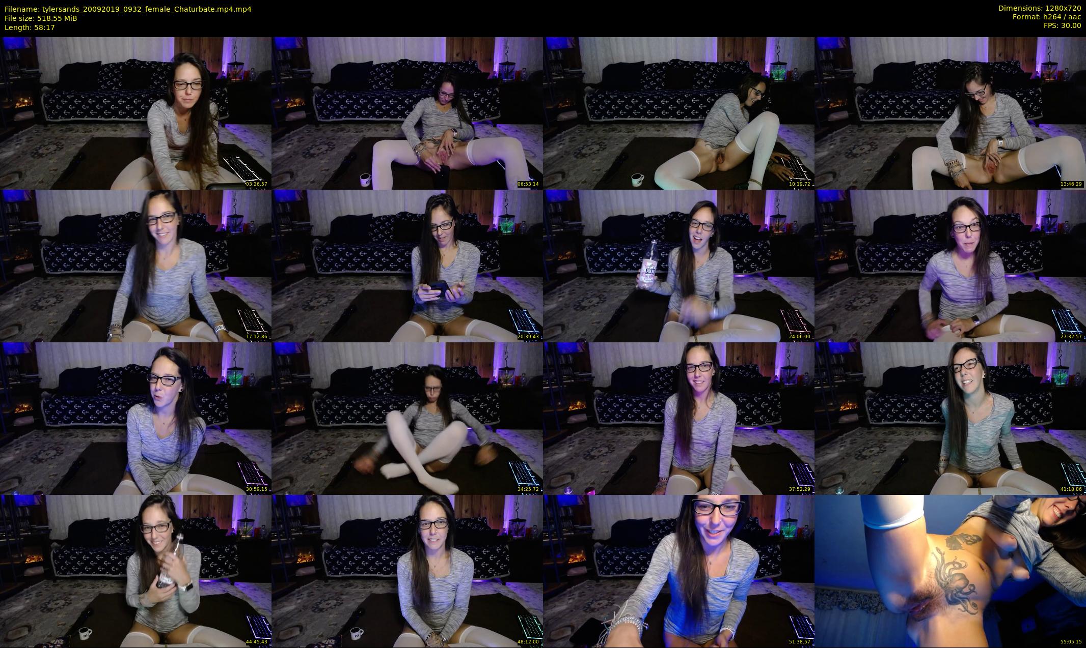 tylersands — 59 minute Chaturbate female cam show recording, 720p, Sep 20, 2019