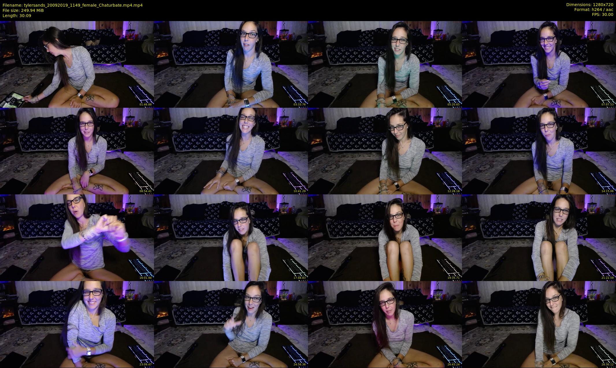 tylersands — 31 minute Chaturbate female cam show recording, 720p, Sep 20, 2019