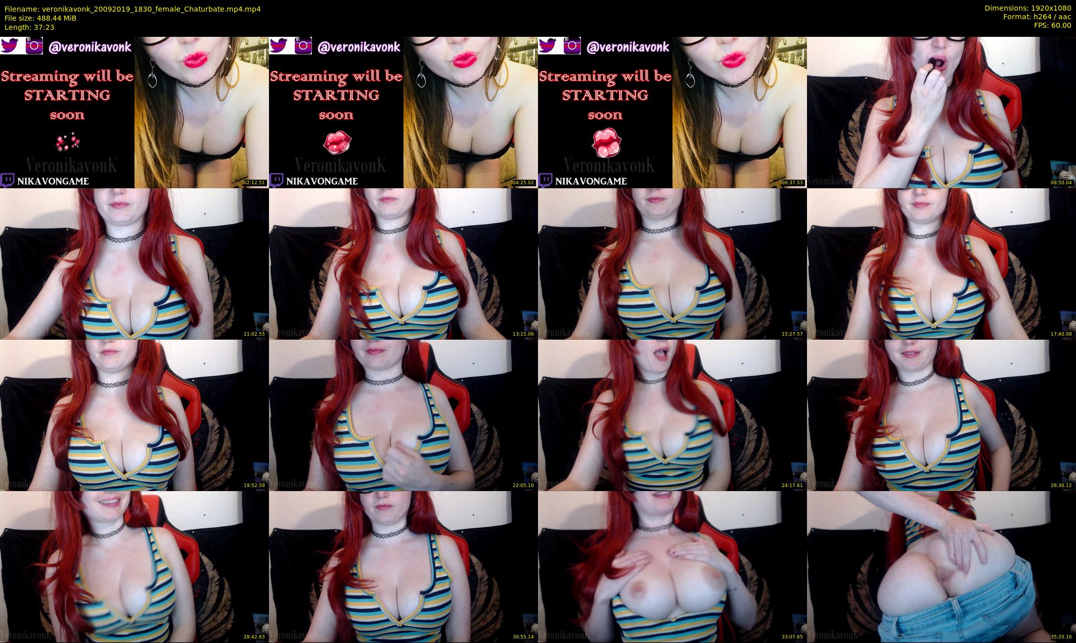 veronikavonk — 38 minute Chaturbate female cam show recording, 1080p, Sep 20, 2019
