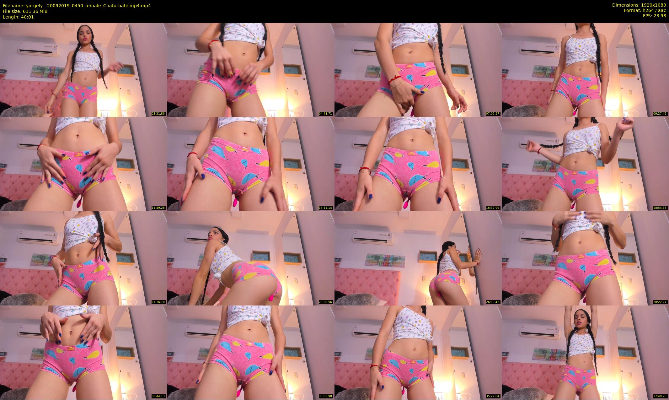 yorgely_ — 41 minute Chaturbate female cam show recording, 1080p, Sep 20, 2019