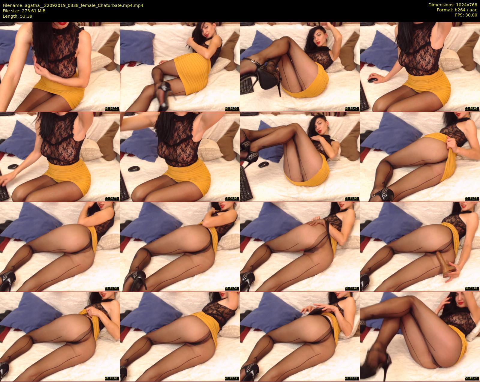 agatha_ — 54 minute Chaturbate female cam show recording, 720p, Sep 22, 2019