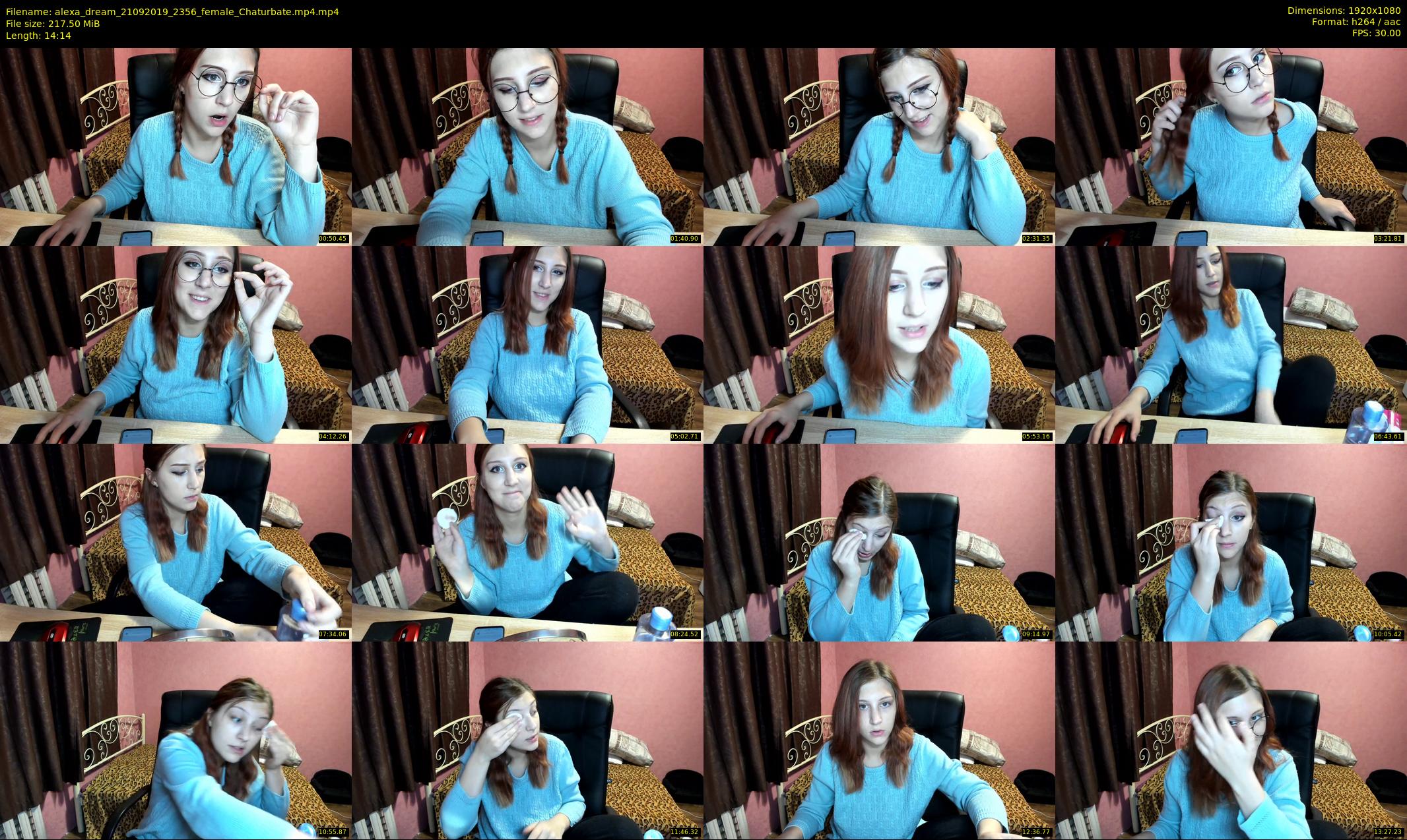 alexa_dream — 15 minute Chaturbate female cam show recording, 1080p, Sep 21, 2019