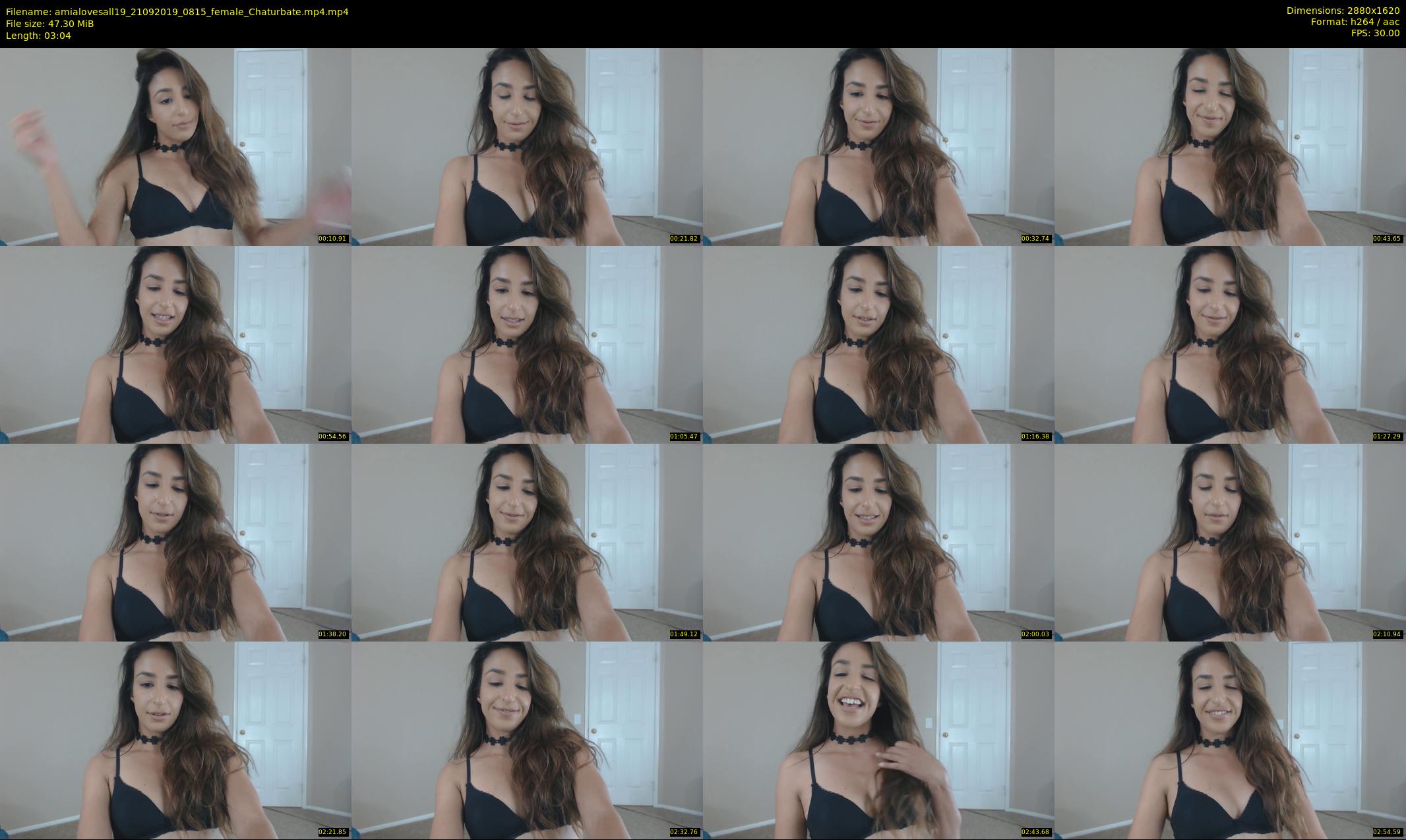 amialovesall19 — 4 minute Chaturbate female cam show recording, 1080p, Sep 21, 2019
