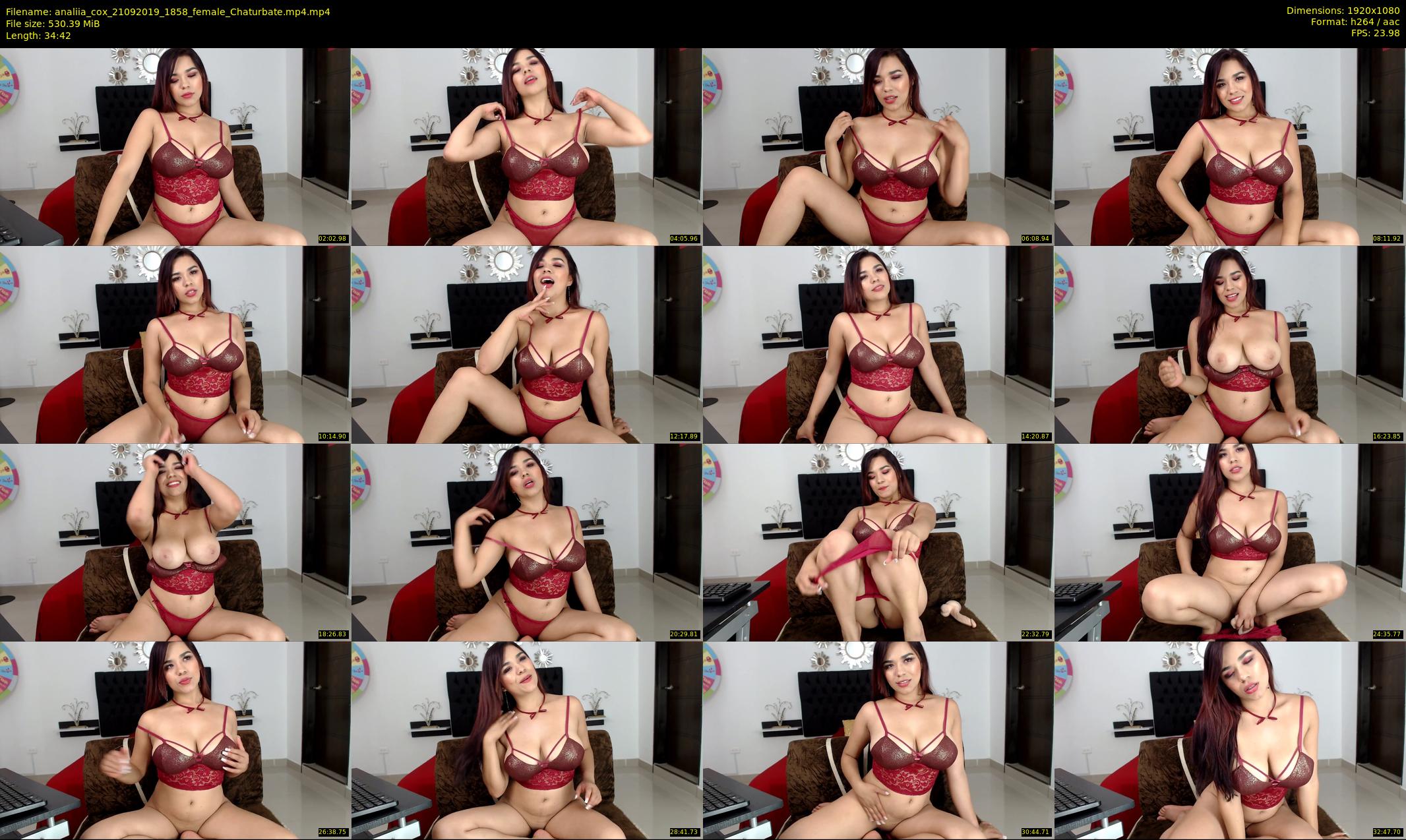 analiia_cox — 35 minute Chaturbate female cam show recording, 1080p, Sep 21, 2019