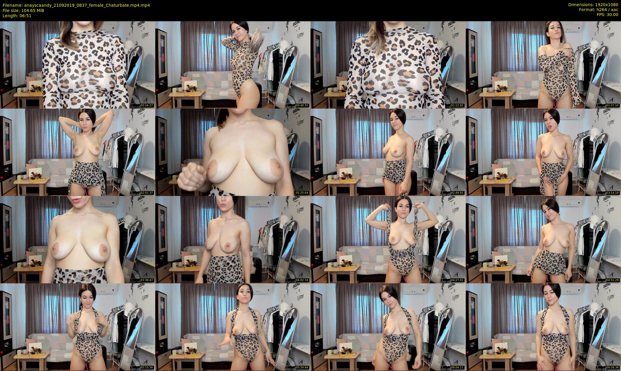 anayscaandy — 7 minute Chaturbate female cam show recording, 1080p, Sep 21, 2019