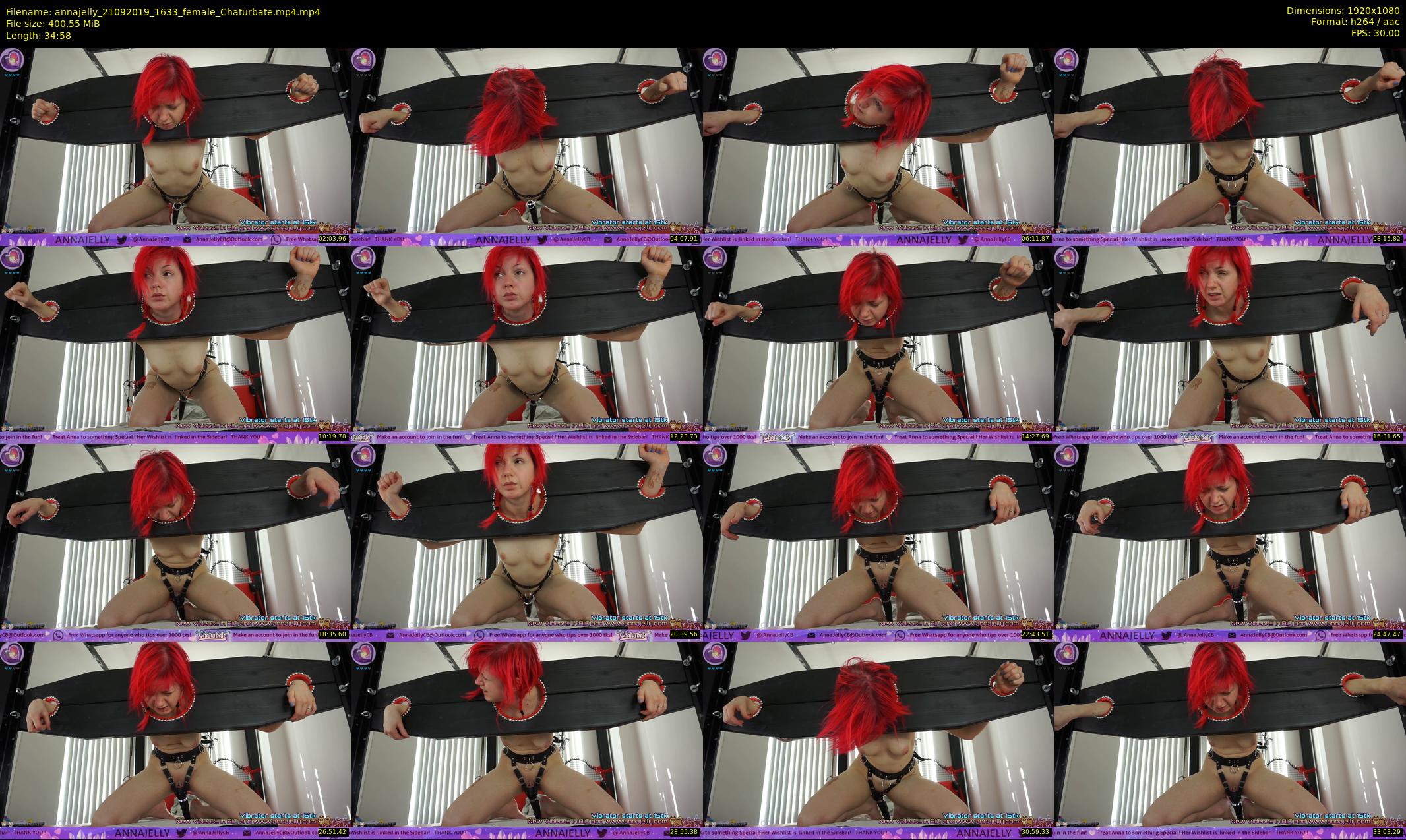 annajelly — 35 minute Chaturbate couple cam show recording, 1080p, Sep 21, 2019