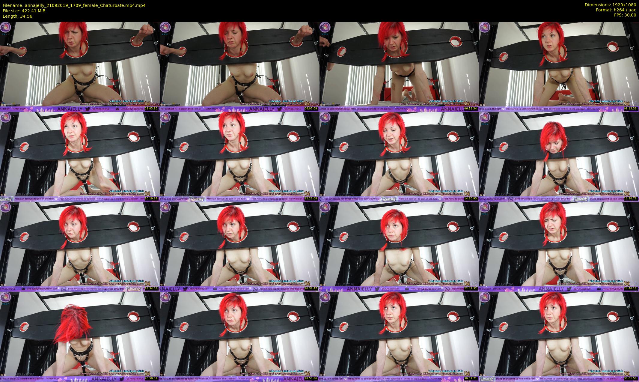 annajelly — 35 minute Chaturbate couple cam show recording, 1080p, Sep 21, 2019