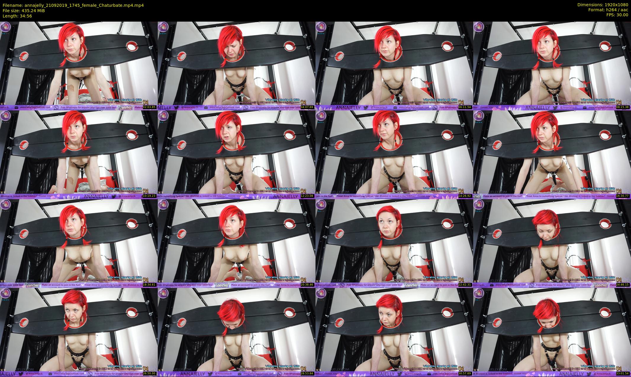 annajelly — 35 minute Chaturbate couple cam show recording, 1080p, Sep 21, 2019