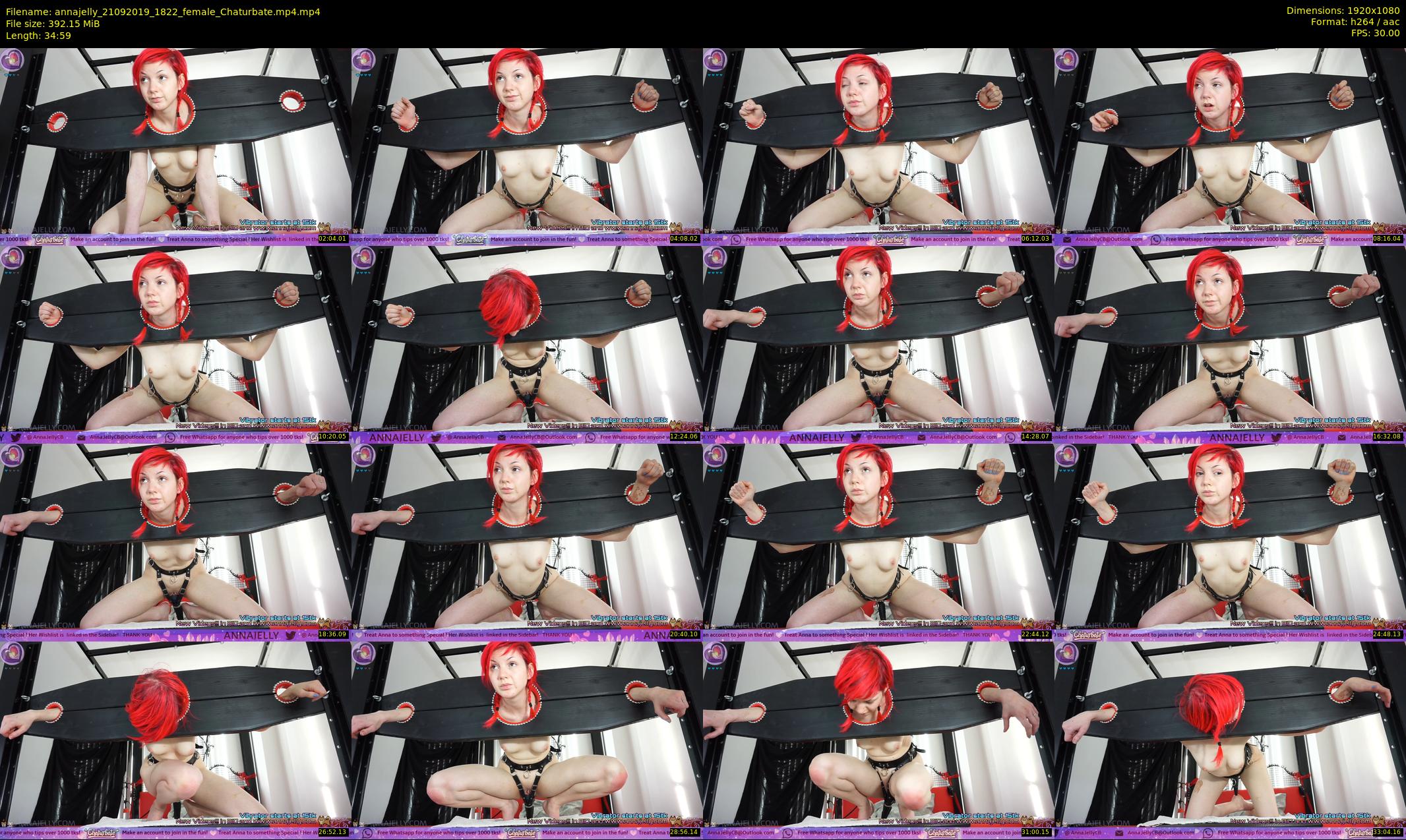 annajelly — 35 minute Chaturbate couple cam show recording, 1080p, Sep 21, 2019
