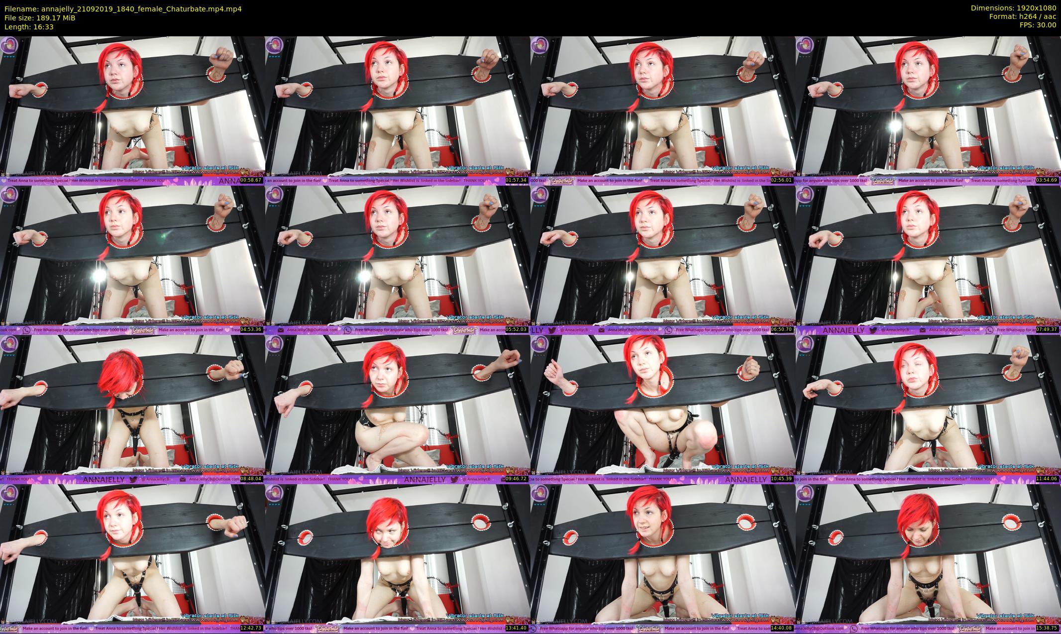 annajelly — 17 minute Chaturbate couple cam show recording, 1080p, Sep 21, 2019