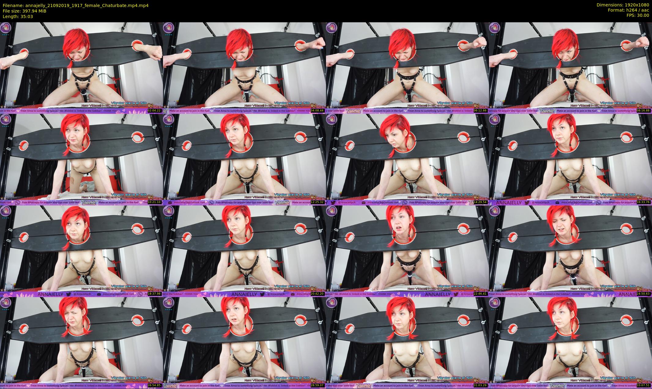 annajelly — 36 minute Chaturbate couple cam show recording, 1080p, Sep 21, 2019