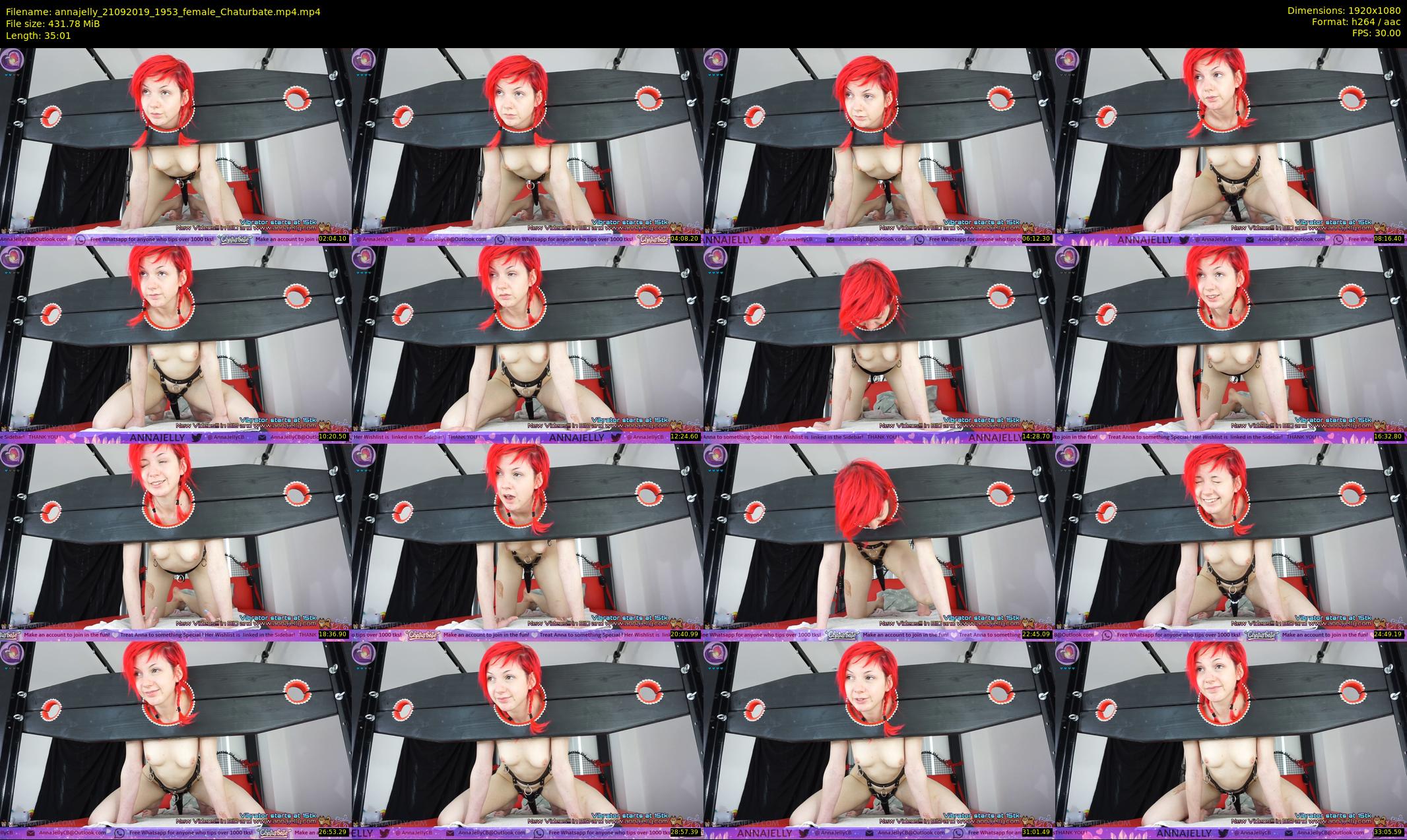 annajelly — 36 minute Chaturbate couple cam show recording, 1080p, Sep 21, 2019