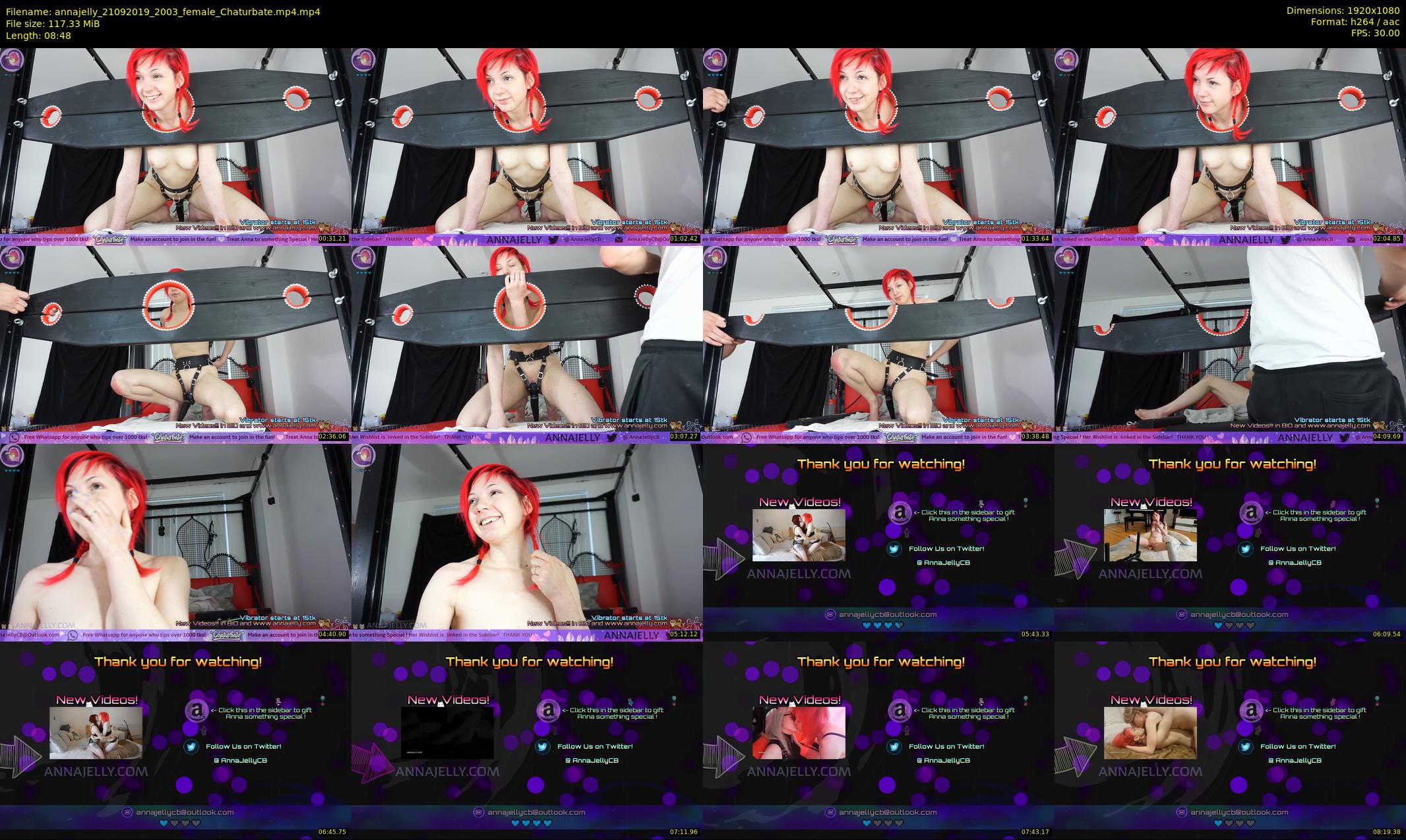 annajelly — 9 minute Chaturbate couple cam show recording, 1080p, Sep 21, 2019