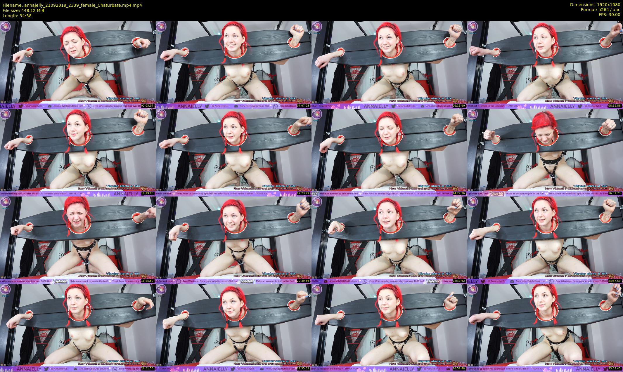 annajelly — 35 minute Chaturbate couple cam show recording, 1080p, Sep 21, 2019