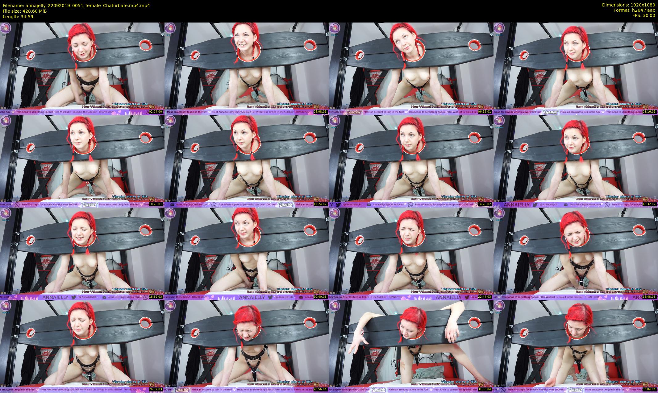 annajelly — 35 minute Chaturbate couple cam show recording, 1080p, Sep 22, 2019