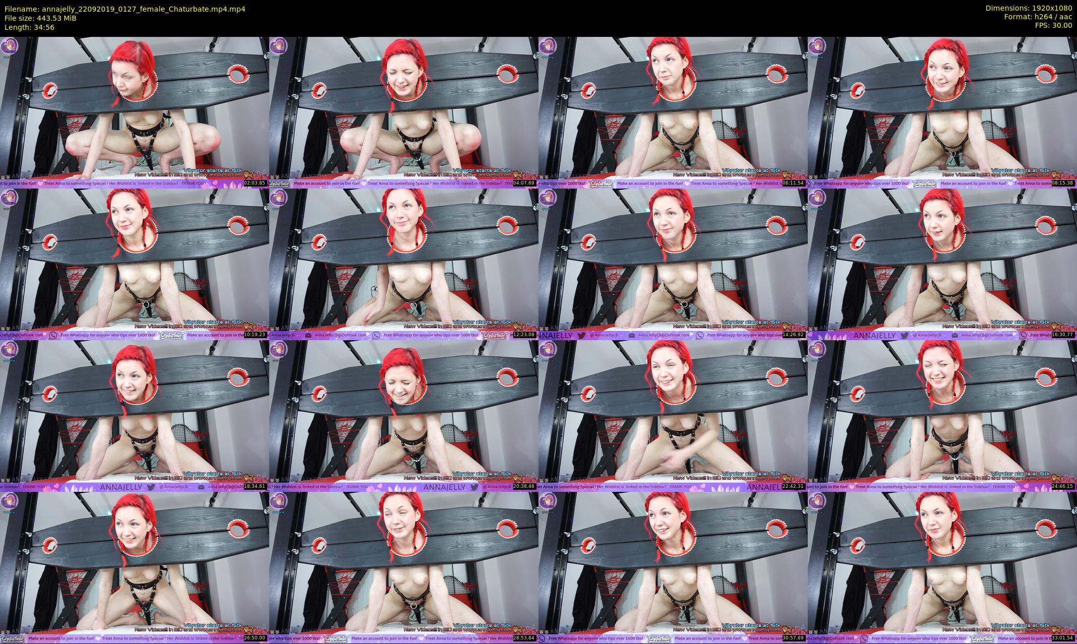 annajelly — 35 minute Chaturbate couple cam show recording, 1080p, Sep 22, 2019