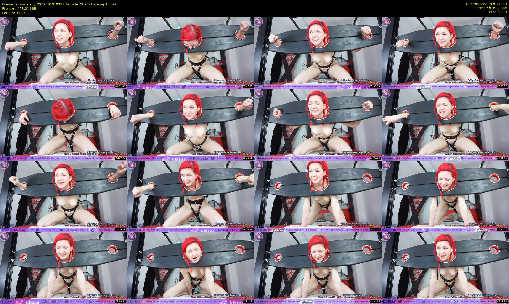 annajelly — 32 minute Chaturbate couple cam show recording, 1080p, Sep 22, 2019