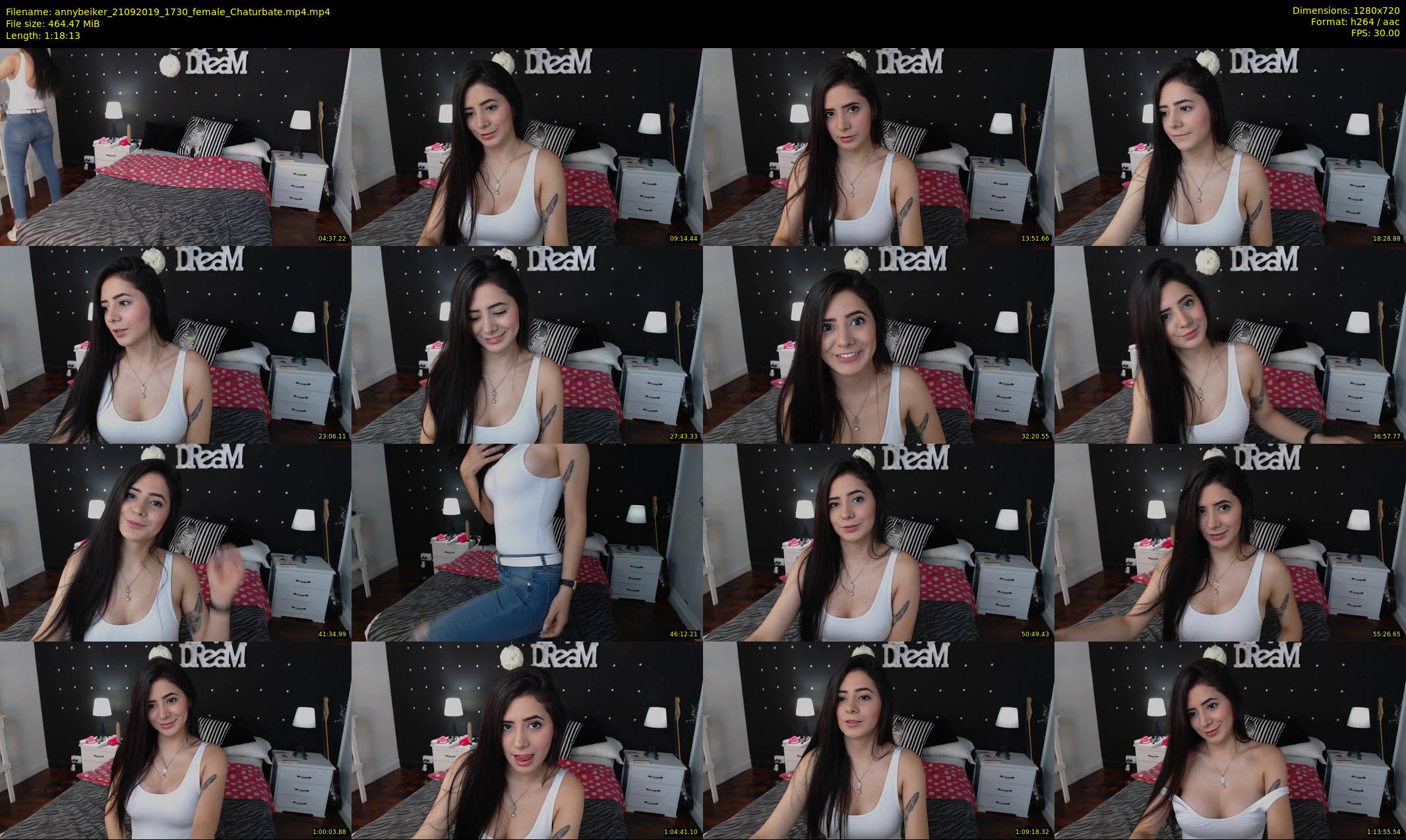 annybeiker — 79 minute Chaturbate female cam show recording, 720p, Sep 21, 2019