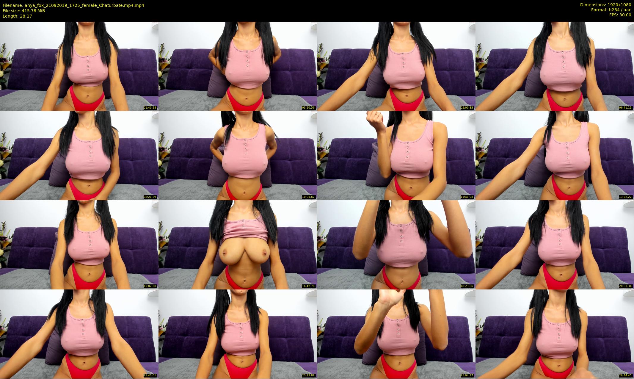 anya_fox — 29 minute Chaturbate female cam show recording, 1080p, Sep 21, 2019