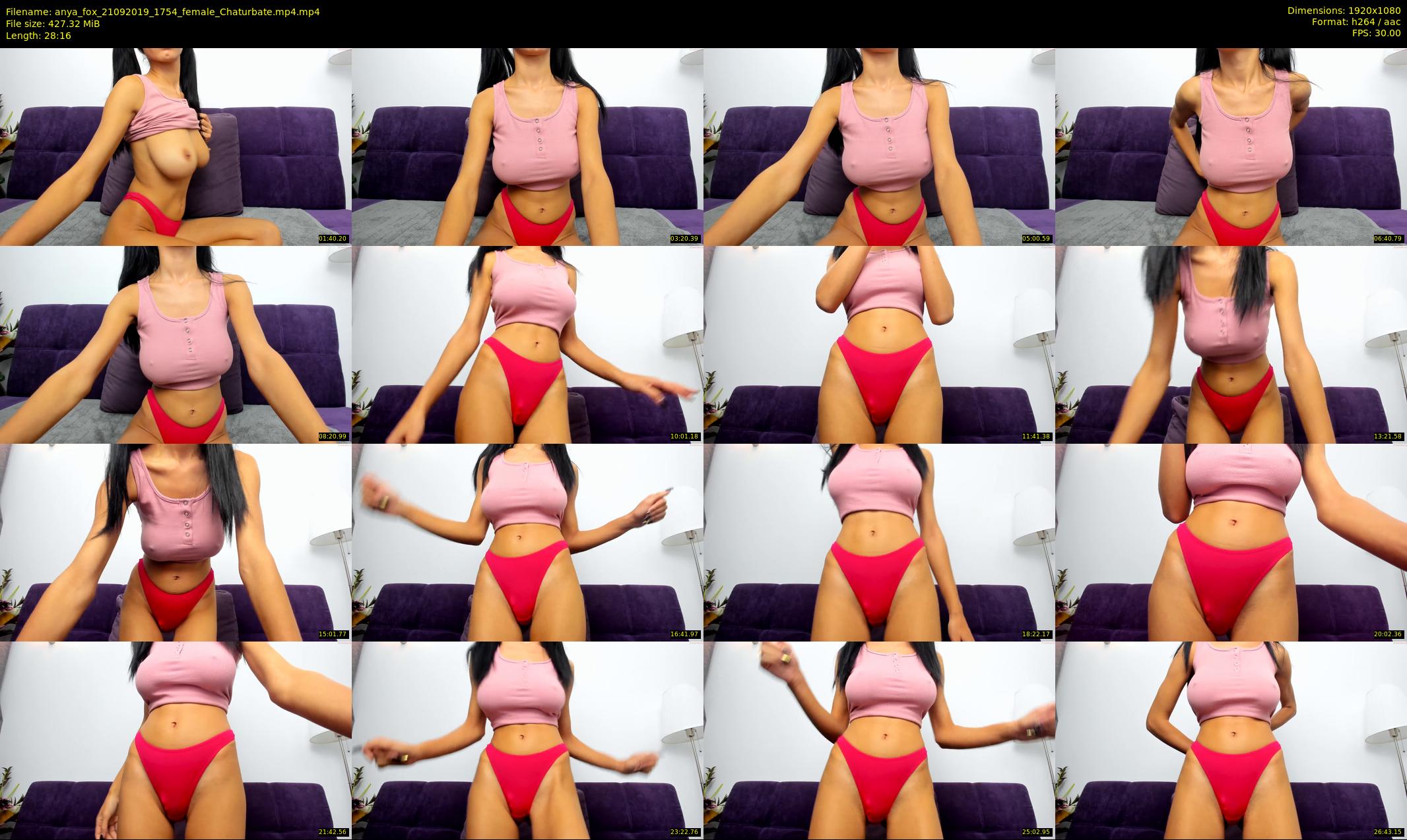 anya_fox — 29 minute Chaturbate female cam show recording, 1080p, Sep 21, 2019