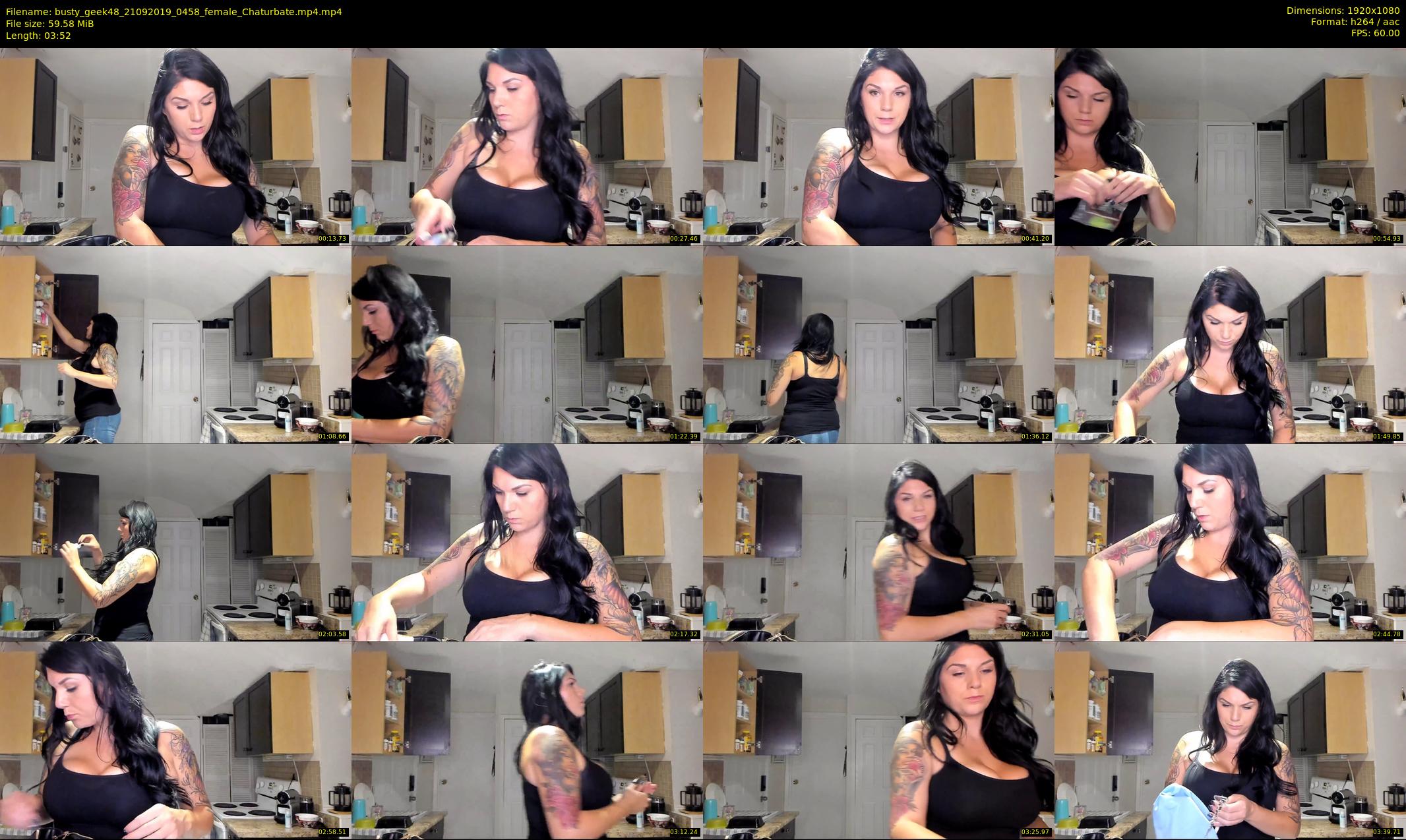 busty_geek48 — 4 minute Chaturbate female cam show recording, 1080p, Sep 21, 2019