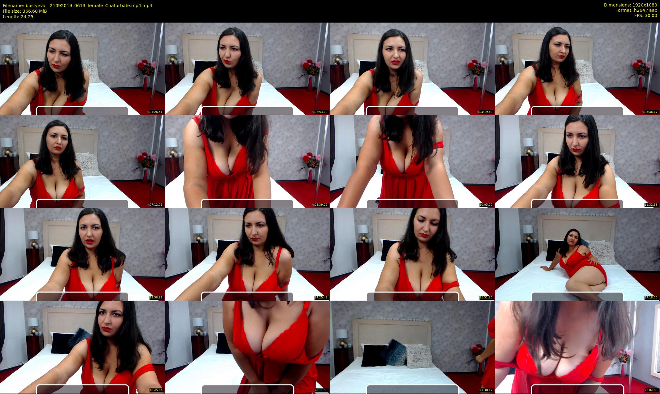 bustyeva_ — 25 minute Chaturbate female cam show recording, 1080p, Sep 21, 2019