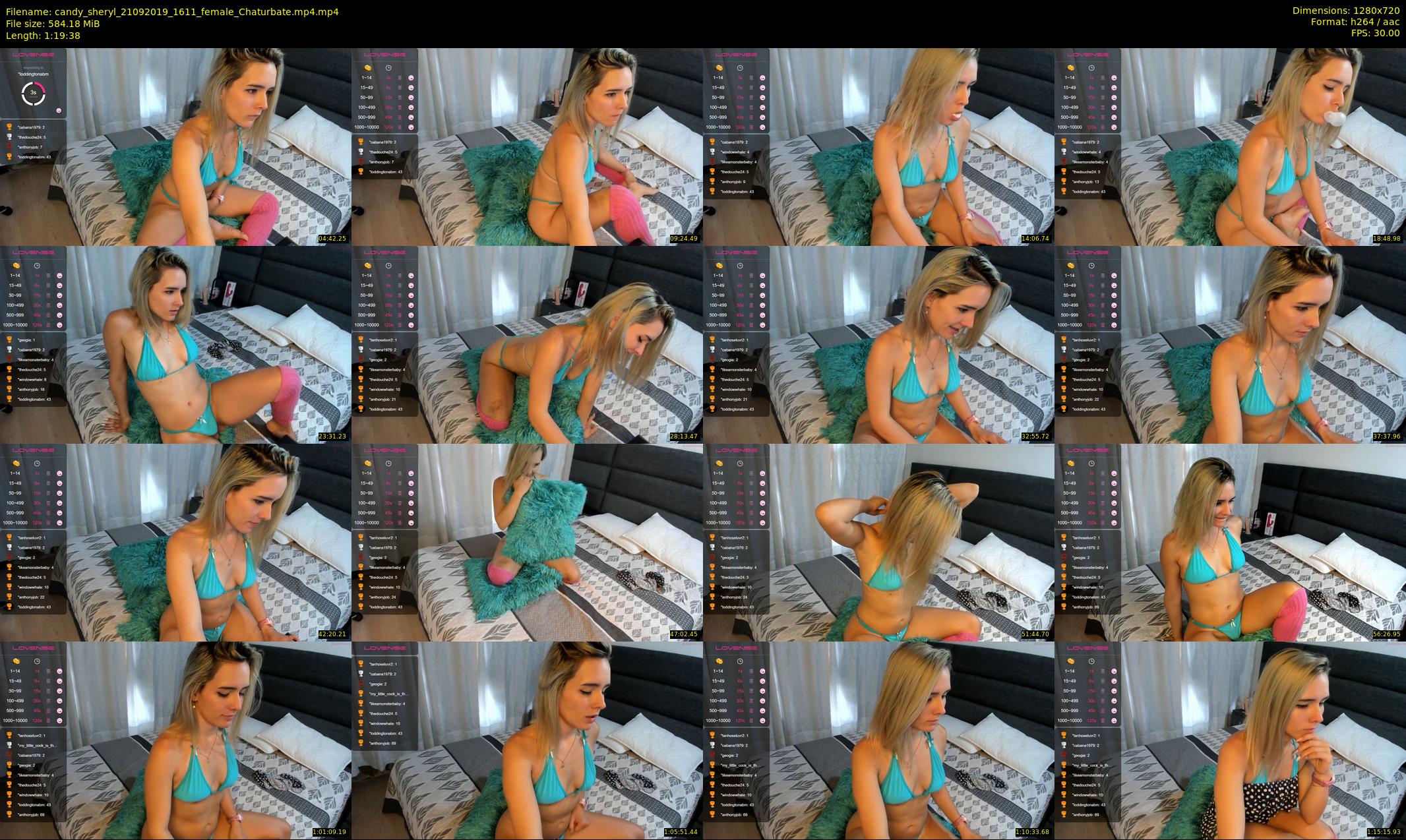 candy_sheryl — 80 minute Chaturbate female cam show recording, 720p, Sep 21, 2019