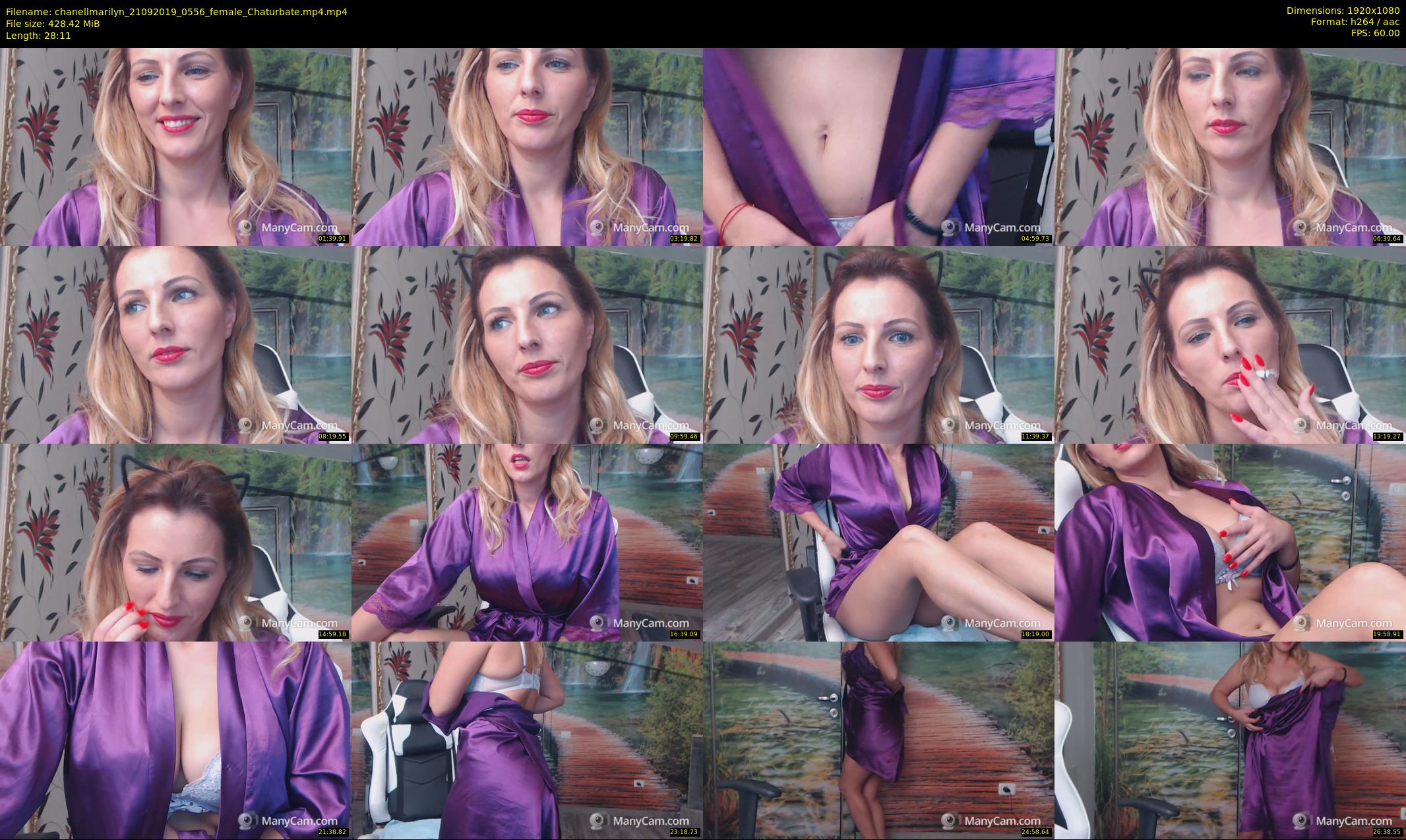 chanellmarilyn — 29 minute Chaturbate female cam show recording, 1080p, Sep 21, 2019
