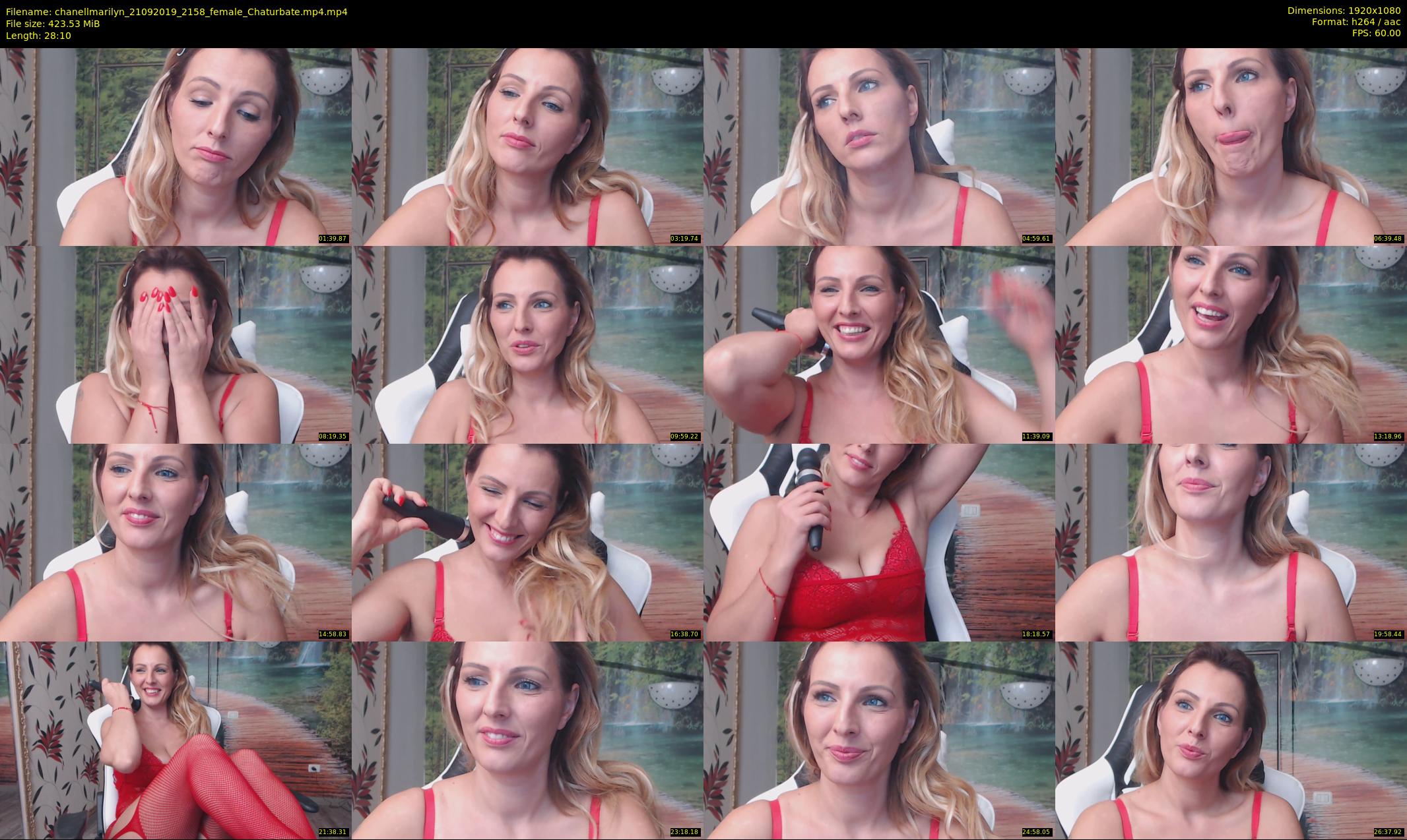 chanellmarilyn — 29 minute Chaturbate female cam show recording, 1080p, Sep 21, 2019