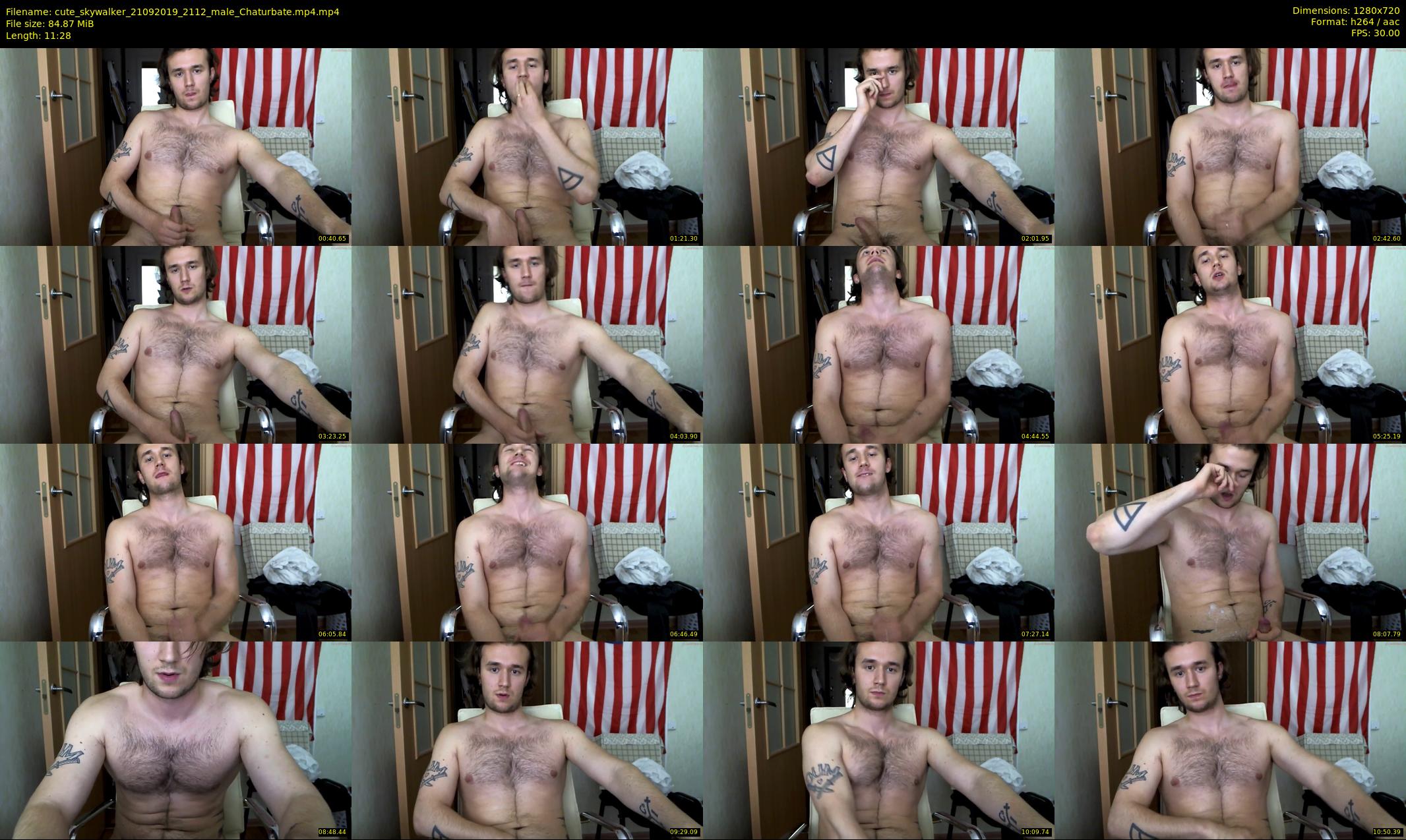 cute_skywalker — 12 minute Chaturbate male cam show recording, 720p, Sep 21, 2019
