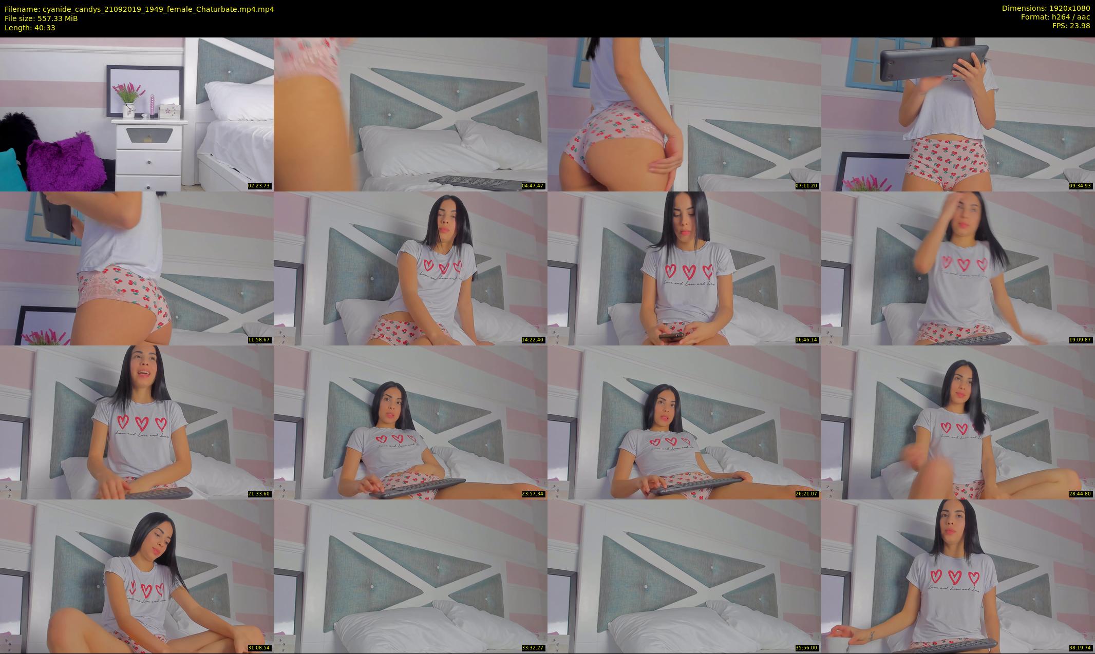 cyanide_candys — 41 minute Chaturbate female cam show recording, 1080p, Sep 21, 2019
