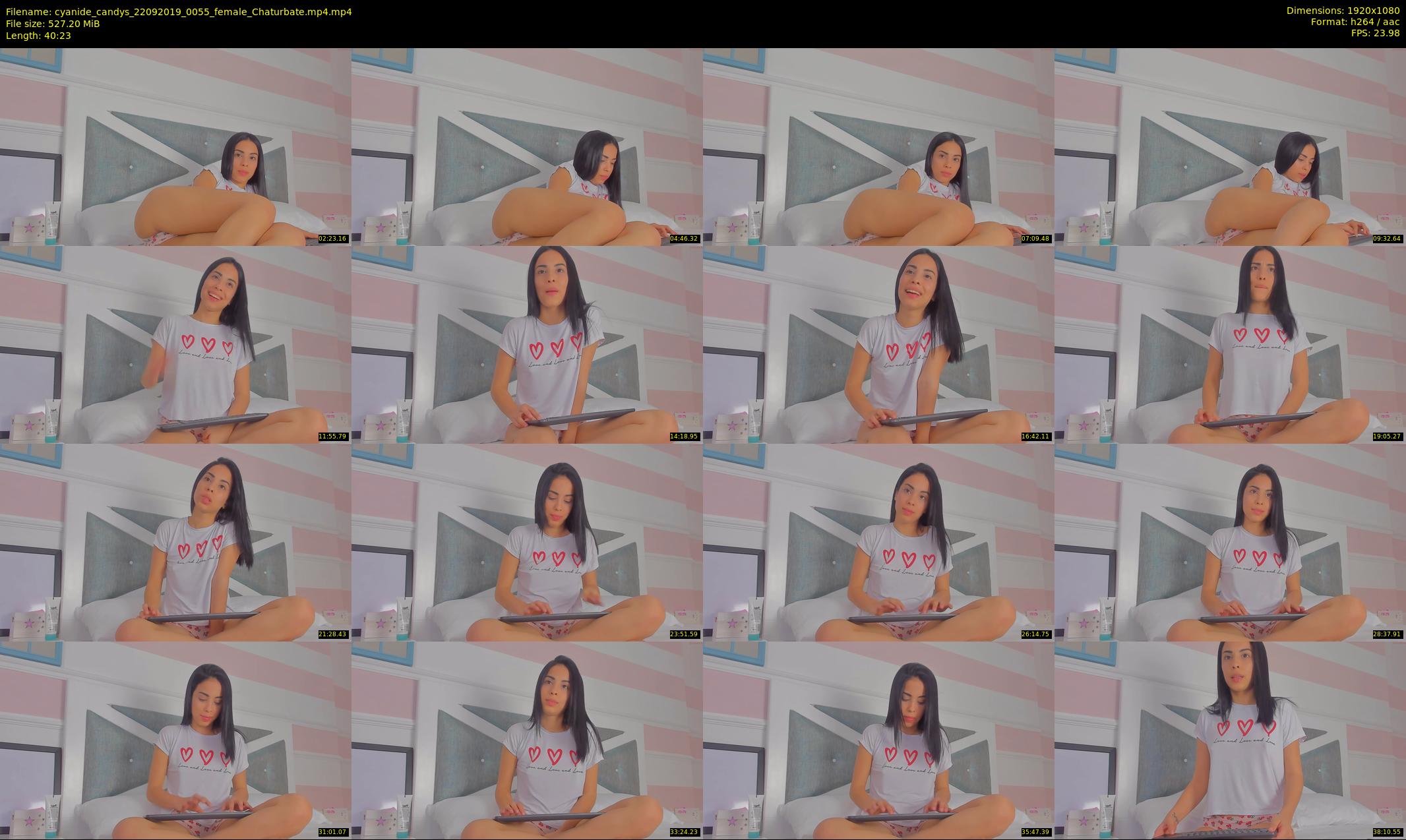cyanide_candys — 41 minute Chaturbate female cam show recording, 1080p, Sep 22, 2019