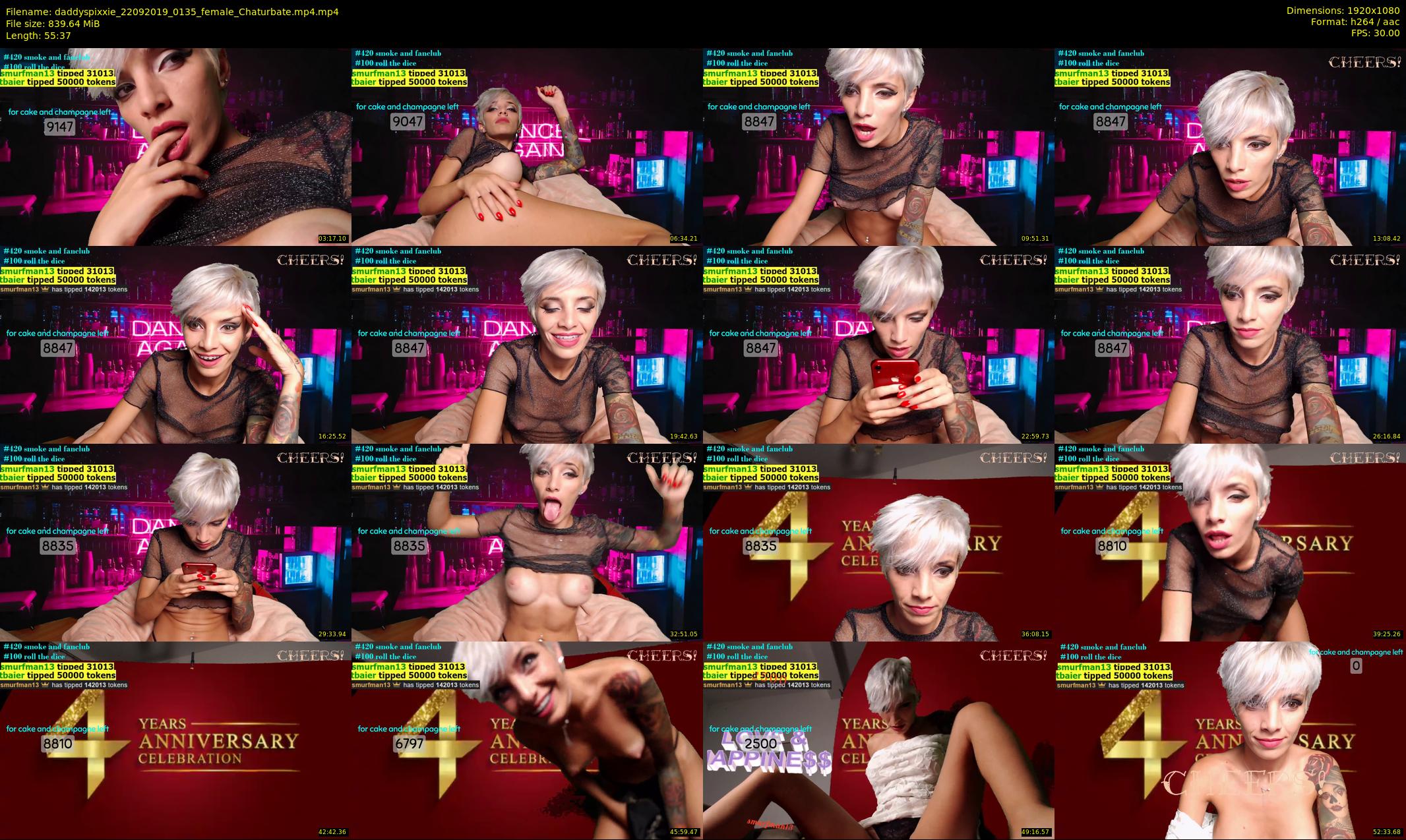 daddyspixxie — 56 minute Chaturbate female cam show recording, 1080p, Sep 22, 2019