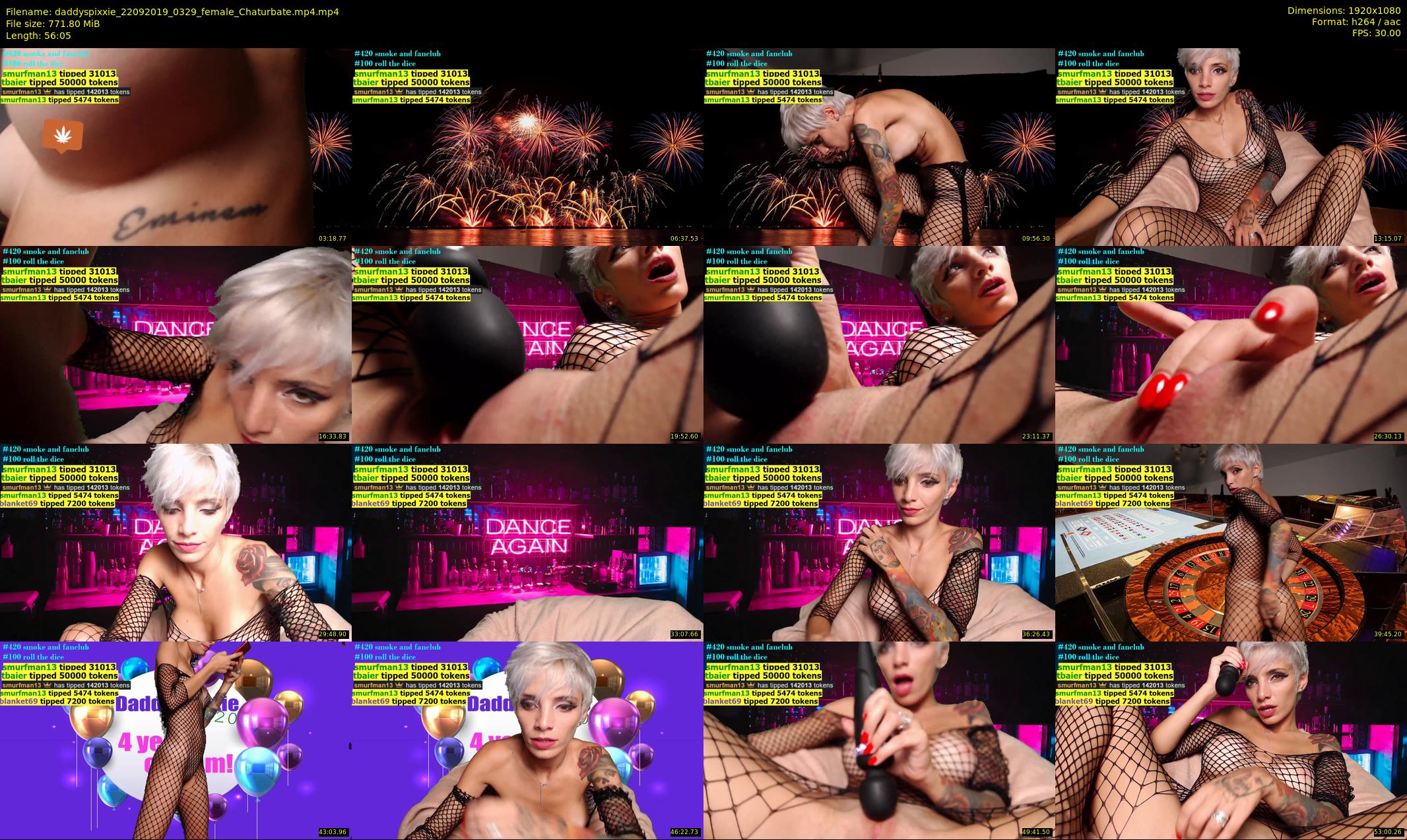 daddyspixxie — 57 minute Chaturbate female cam show recording, 1080p, Sep 22, 2019