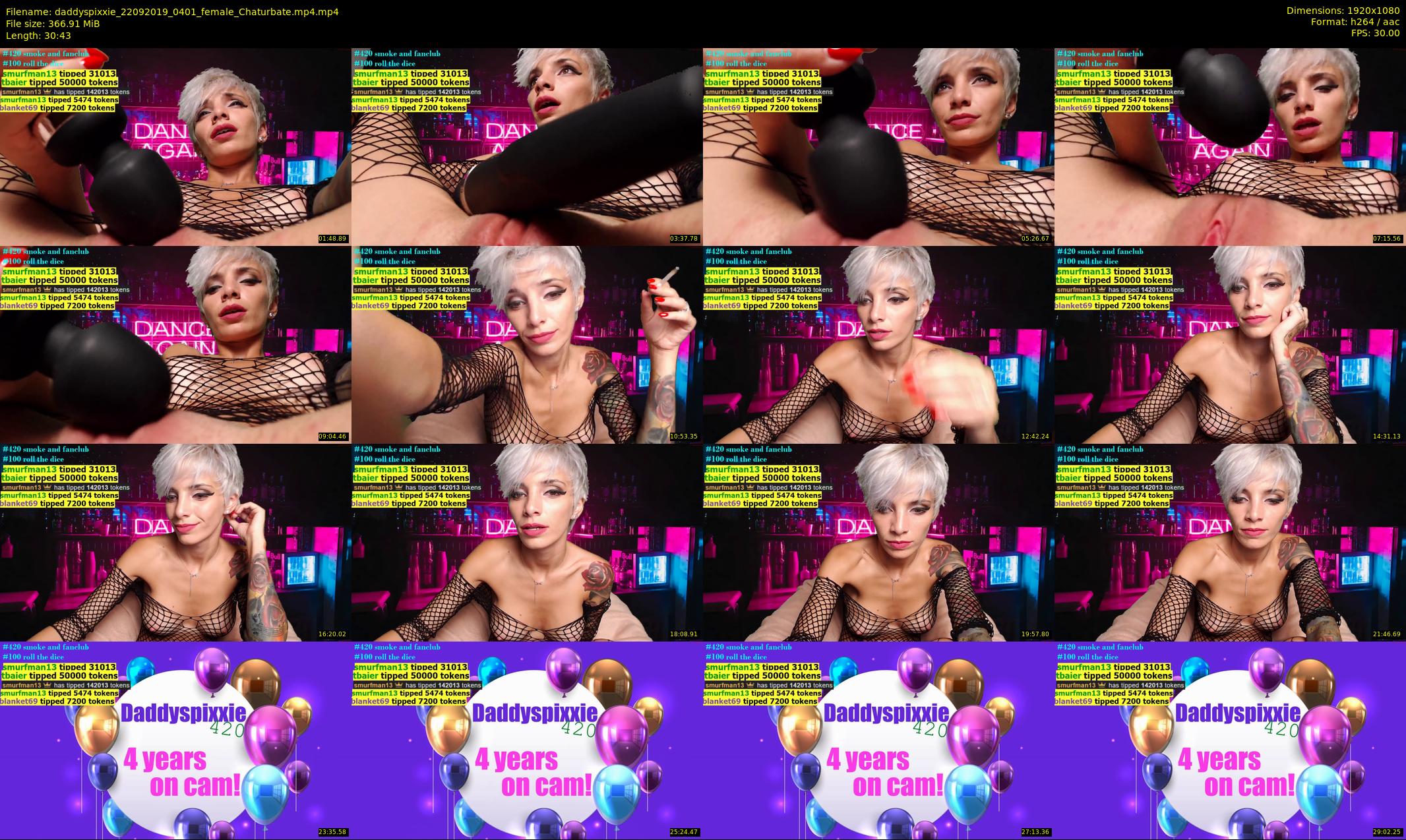 daddyspixxie — 31 minute Chaturbate female cam show recording, 1080p, Sep 22, 2019
