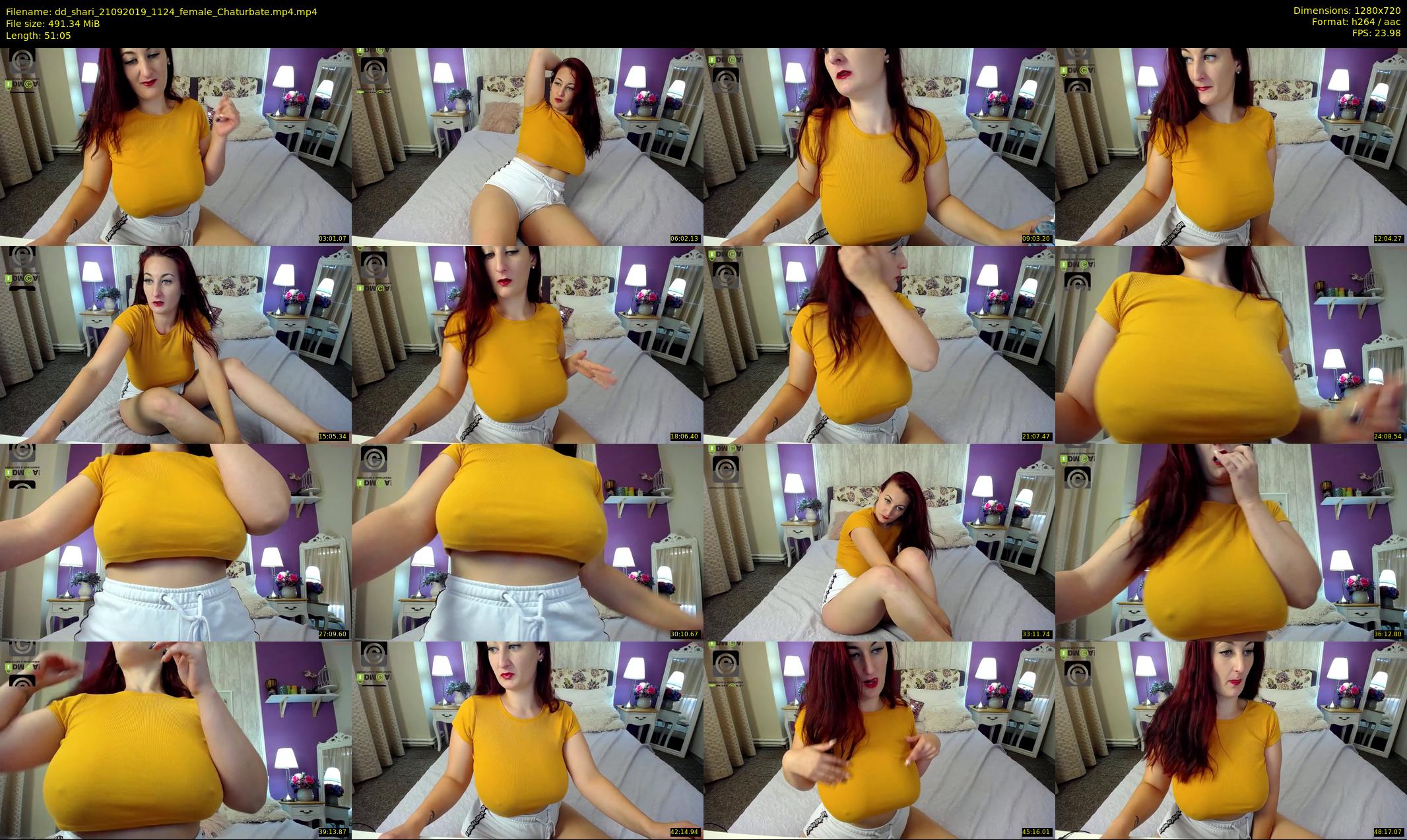 dd_shari — 52 minute Chaturbate female cam show recording, 720p, Sep 21, 2019