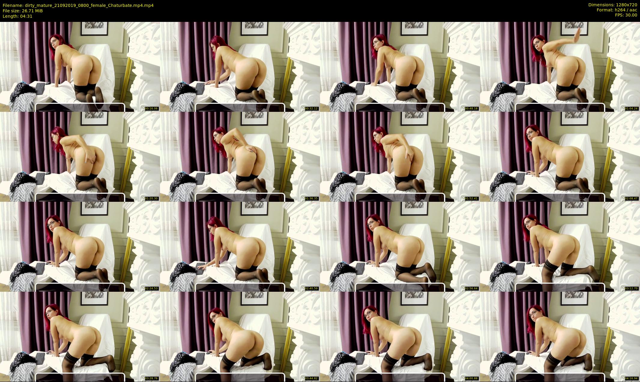 dirty_mature — 5 minute Chaturbate female cam show recording, 720p, Sep 21, 2019