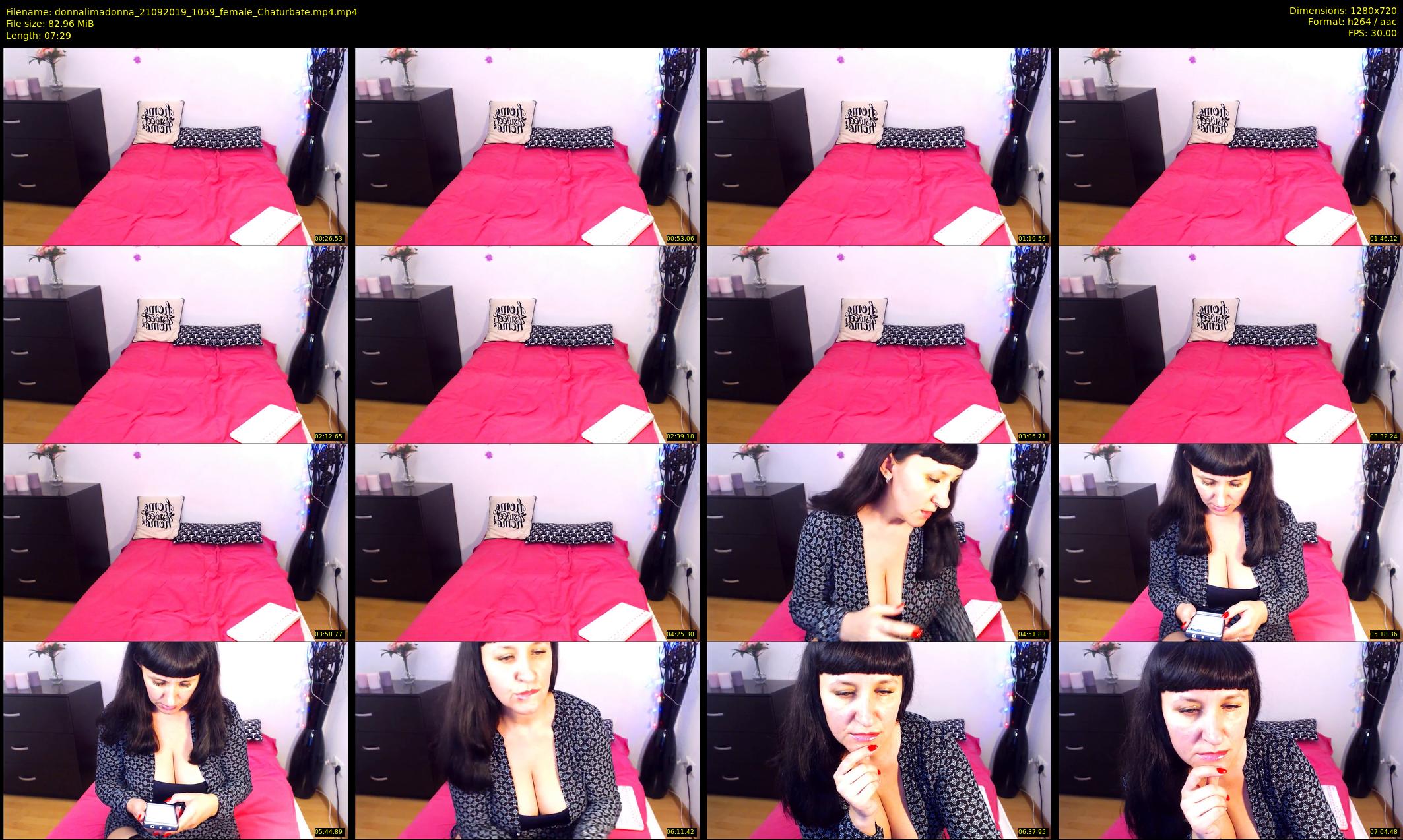 donnalimadonna — 8 minute Chaturbate female cam show recording, 720p, Sep 21, 2019