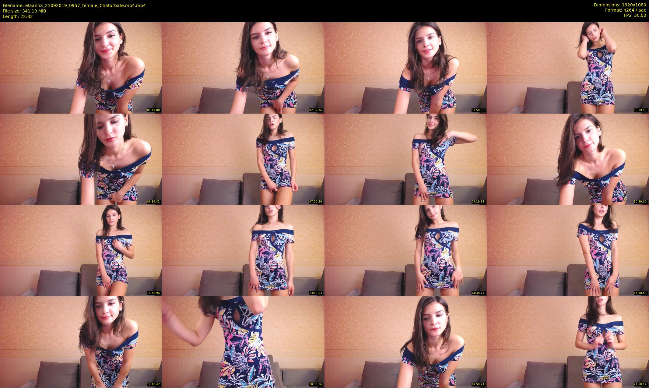 elaanna — 23 minute Chaturbate female cam show recording, 1080p, Sep 21, 2019
