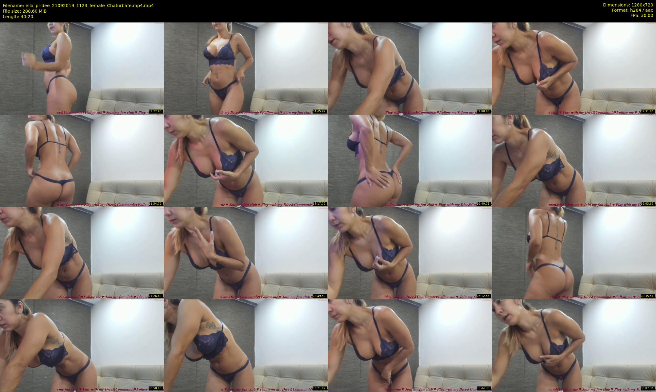 ella_pridee — 41 minute Chaturbate female cam show recording, 720p, Sep 21, 2019