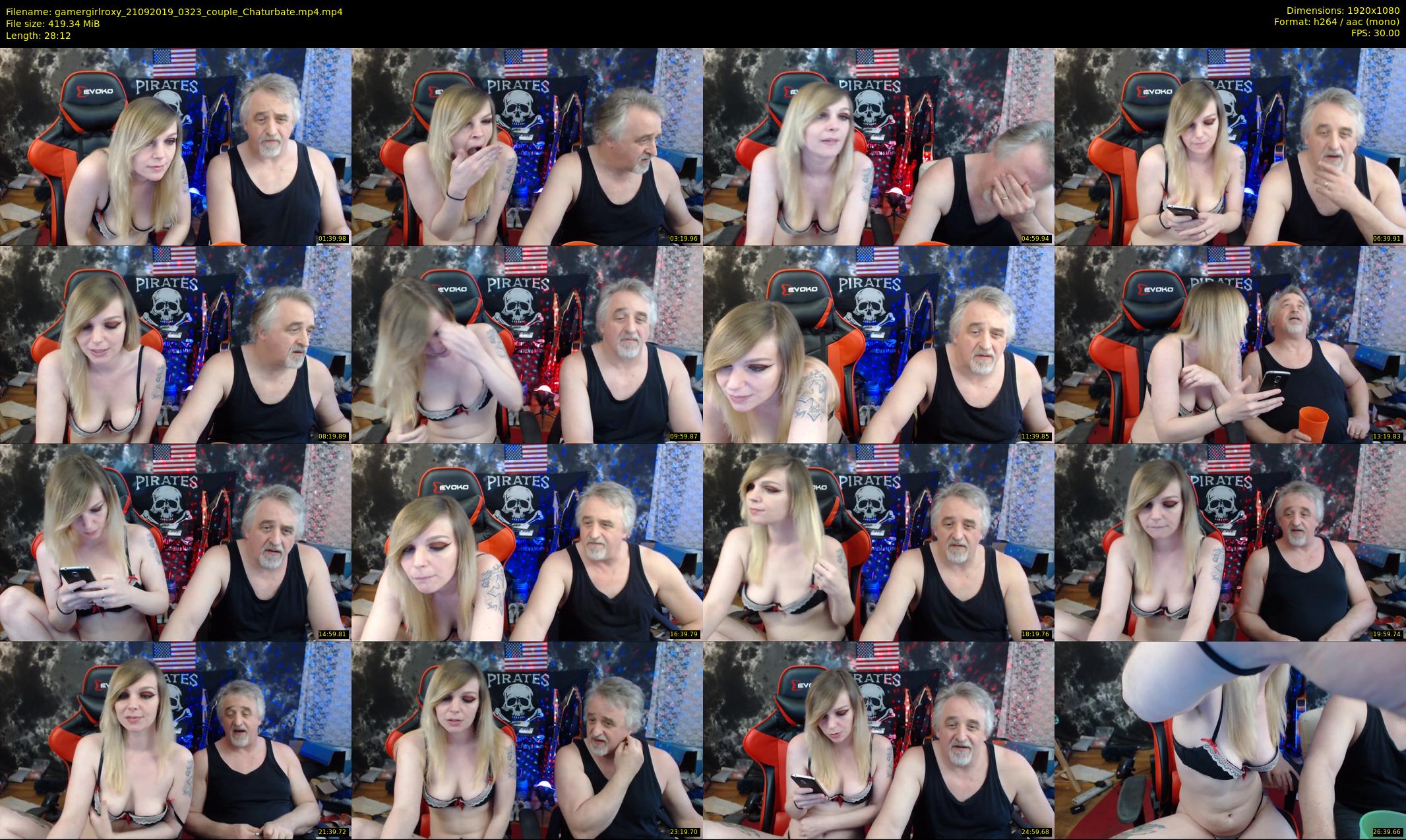 gamergirlroxy — 29 minute Chaturbate couple cam show recording, 1080p, Sep 21, 2019