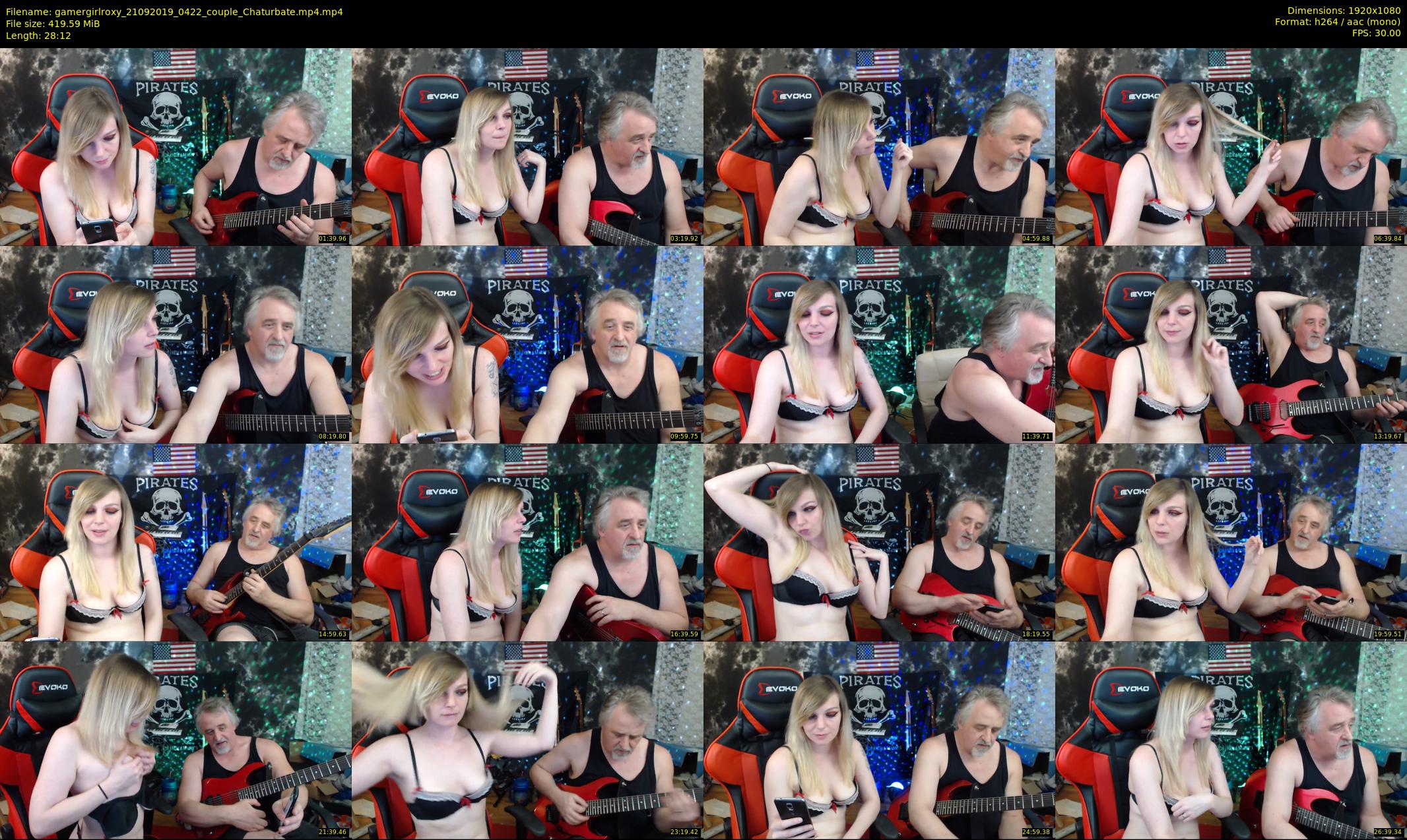 gamergirlroxy — 29 minute Chaturbate couple cam show recording, 1080p, Sep 21, 2019