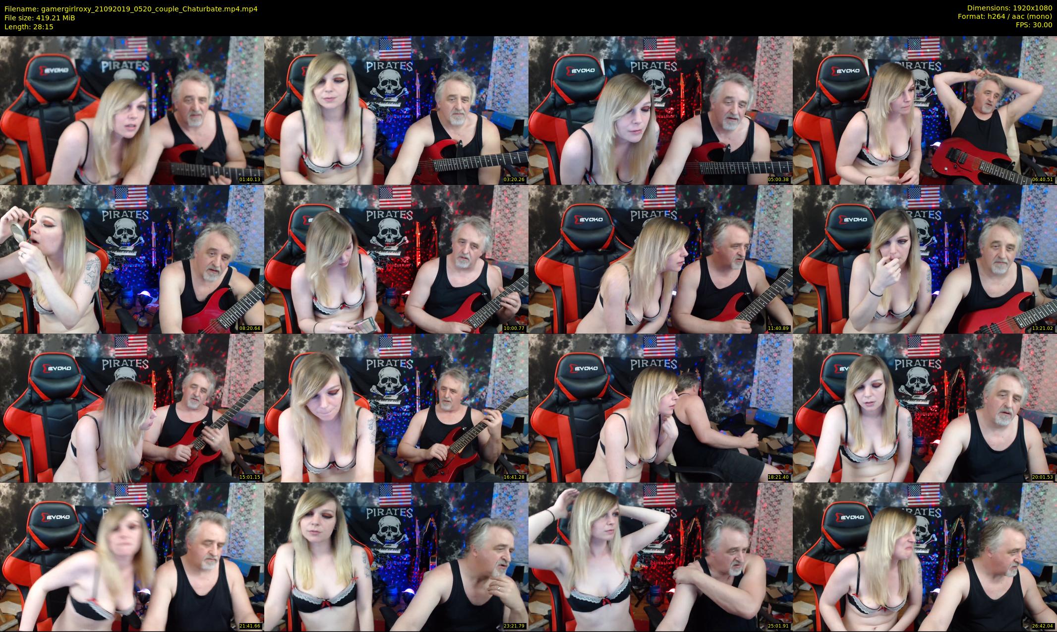 gamergirlroxy — 29 minute Chaturbate couple cam show recording, 1080p, Sep 21, 2019