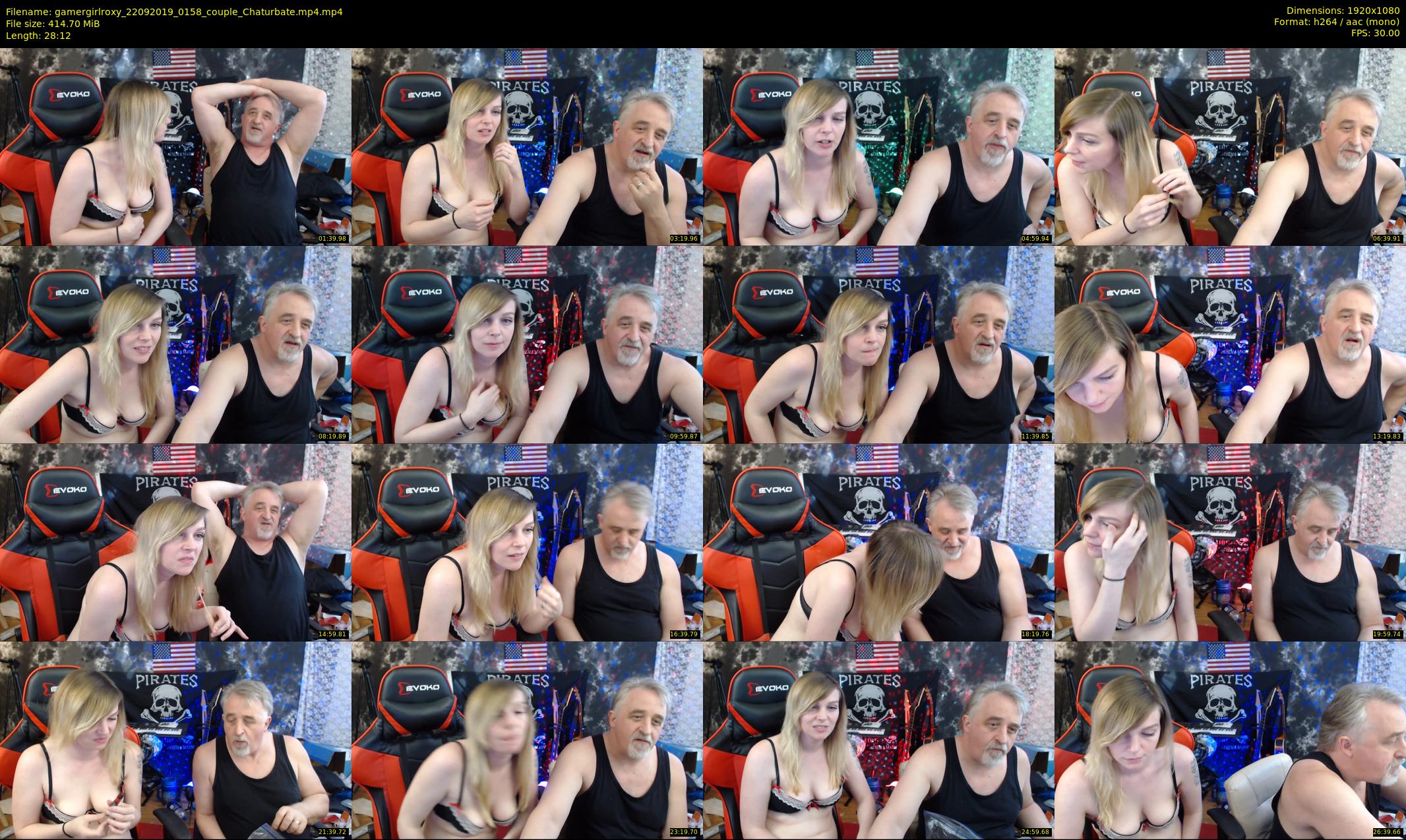 gamergirlroxy — 29 minute Chaturbate couple cam show recording, 1080p, Sep 22, 2019