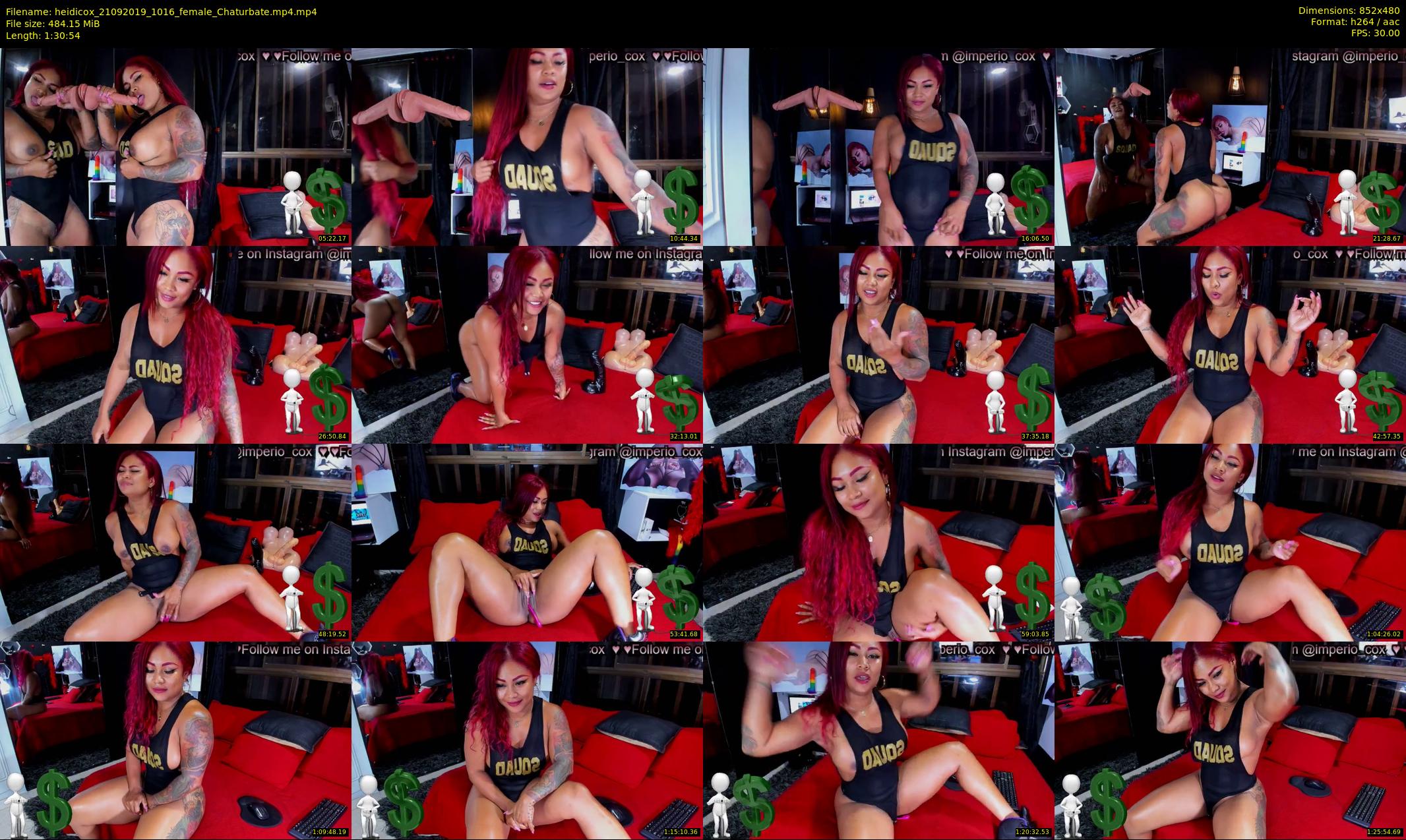 heidicox — 91 minute Chaturbate female cam show recording, 480p, Sep 21, 2019