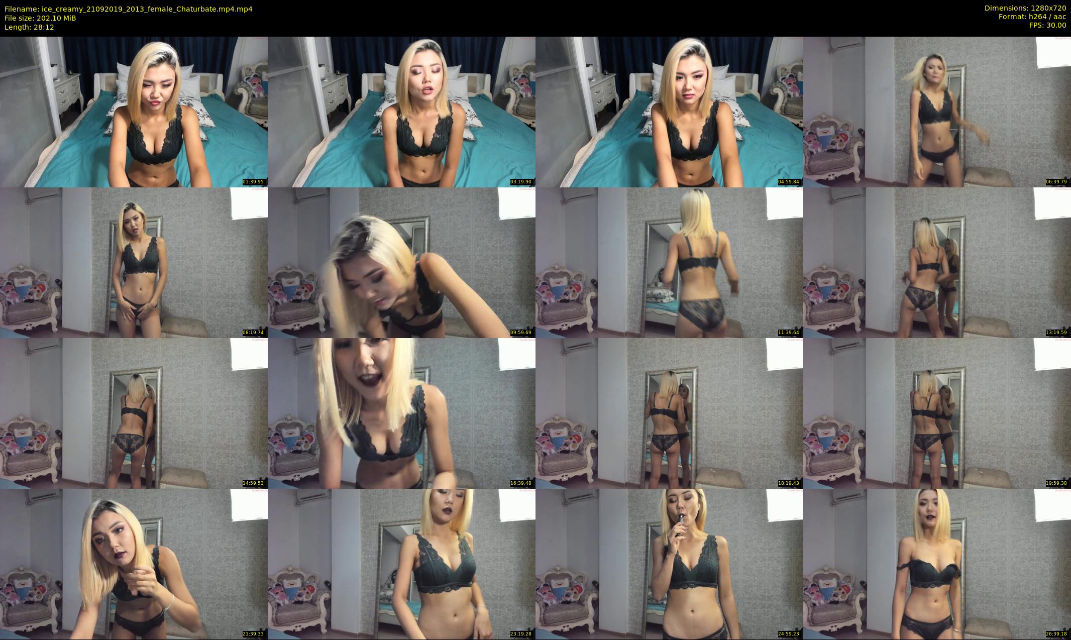 ice_creamy — 29 minute Chaturbate female cam show recording, 720p, Sep 21, 2019